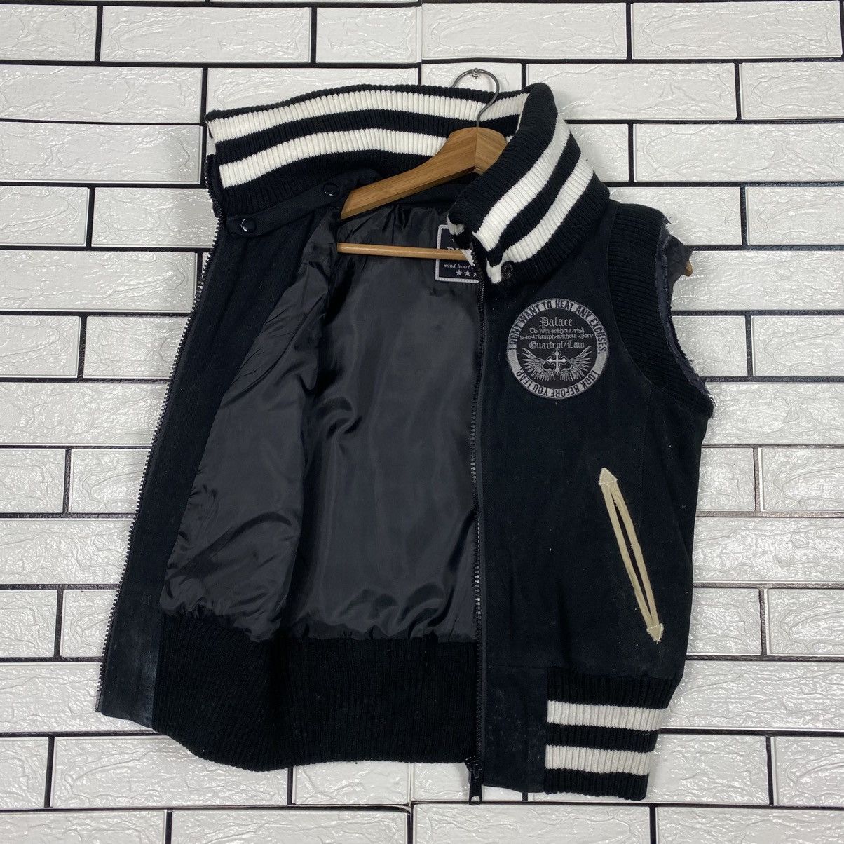 Japanese Brand 📌Vintage Wool Bomber Jacket Rush Hour Punk Design Size US M / EU 48-50 / 2 - 13 Thumbnail