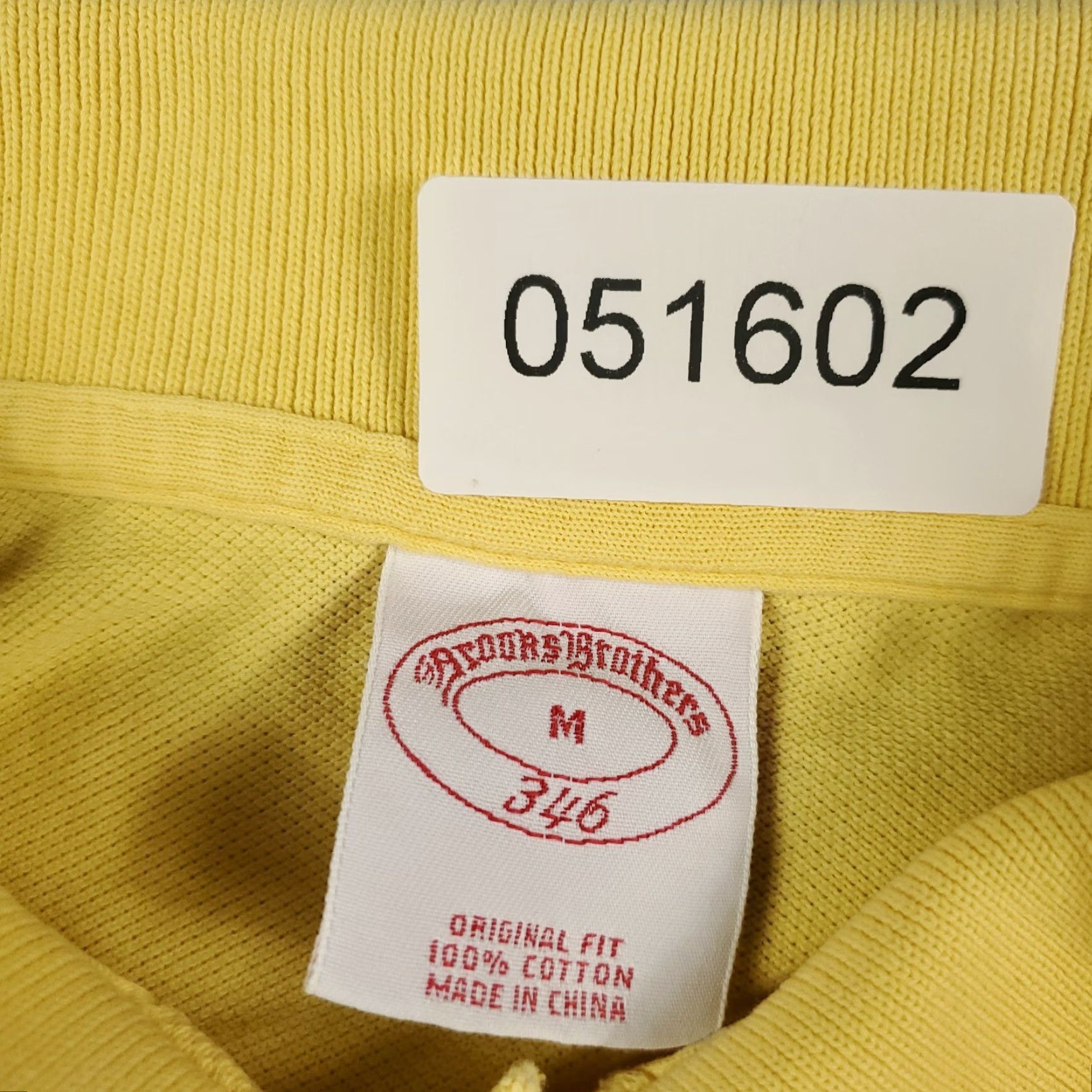 Brooks Brothers Brooks Brothers Yellow Polo Shirt Mens Medium Casual Short Sleeve Regular Fit Size US M / EU 48-50 / 2 - 8 Thumbnail