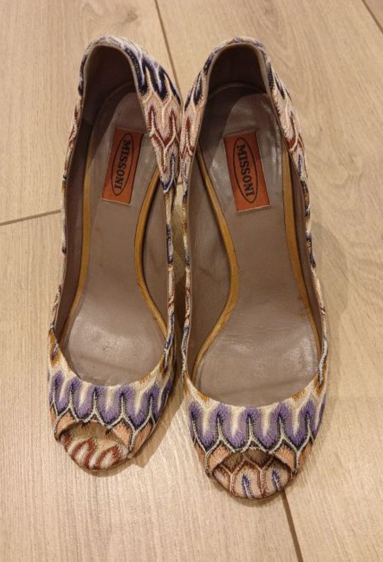 Missoni Missoni Peep Toes Multicoloured Heels Size US 8 / IT 38 - 1 Thumbnail