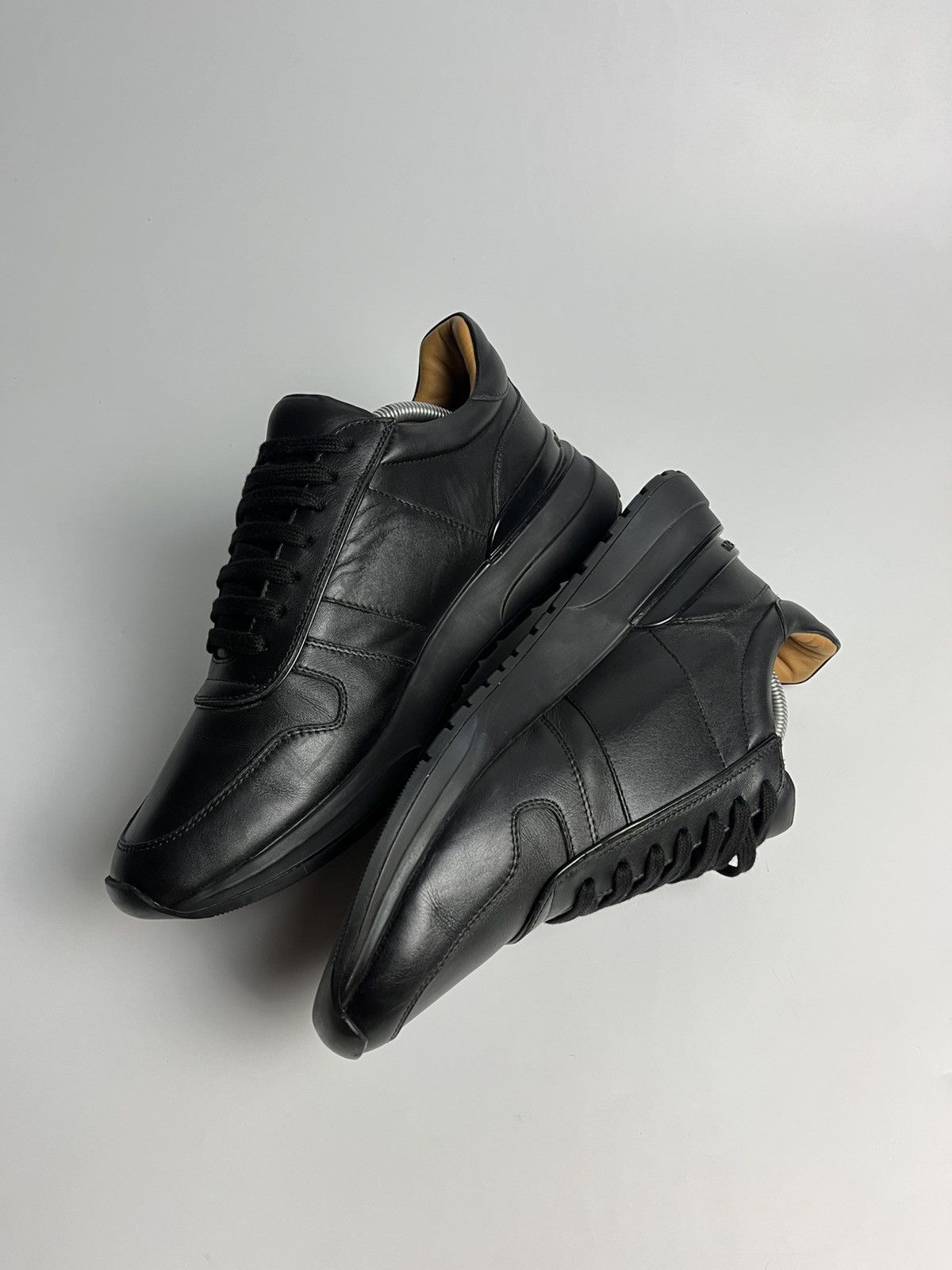 Ralph Lauren Purple Label Ralph Lauren Purple Label - Ethan Calfskin Leather Sneakers Size US 9 / EU 42 - 8 Thumbnail