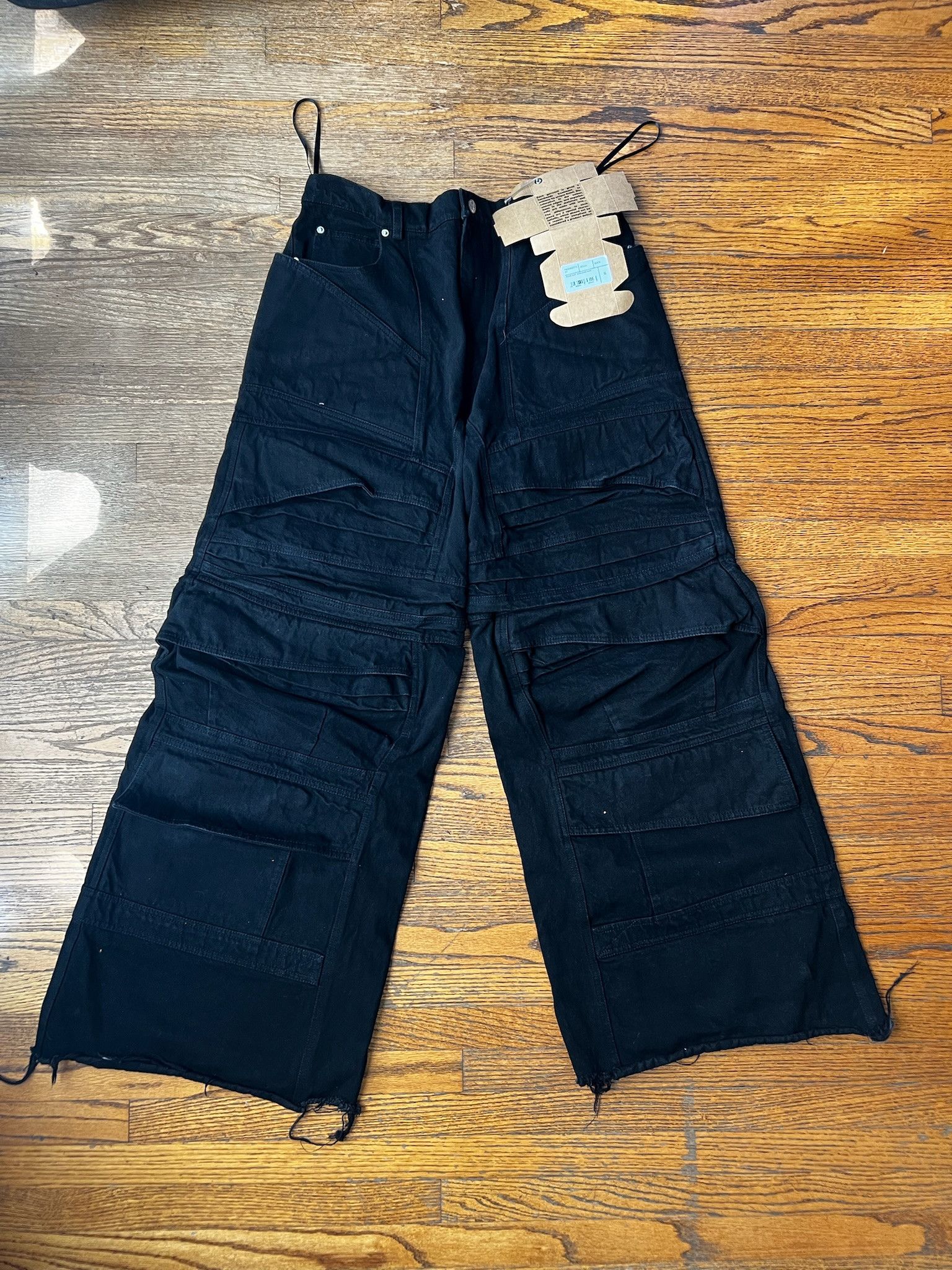 Natasha Zinko Denim Jeans (NZ313-01-BLACK) Size US 37 - 1 Thumbnail