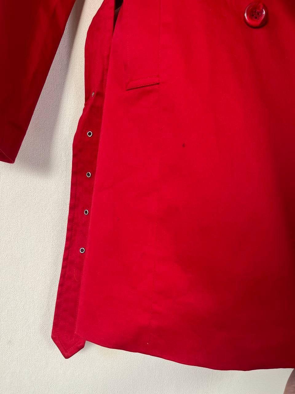 Max Mara MaxMara Red Belted Double-Breasted Trench Coat Mid-Length Size M / US 6-8 / IT 42-44 - 10 Thumbnail