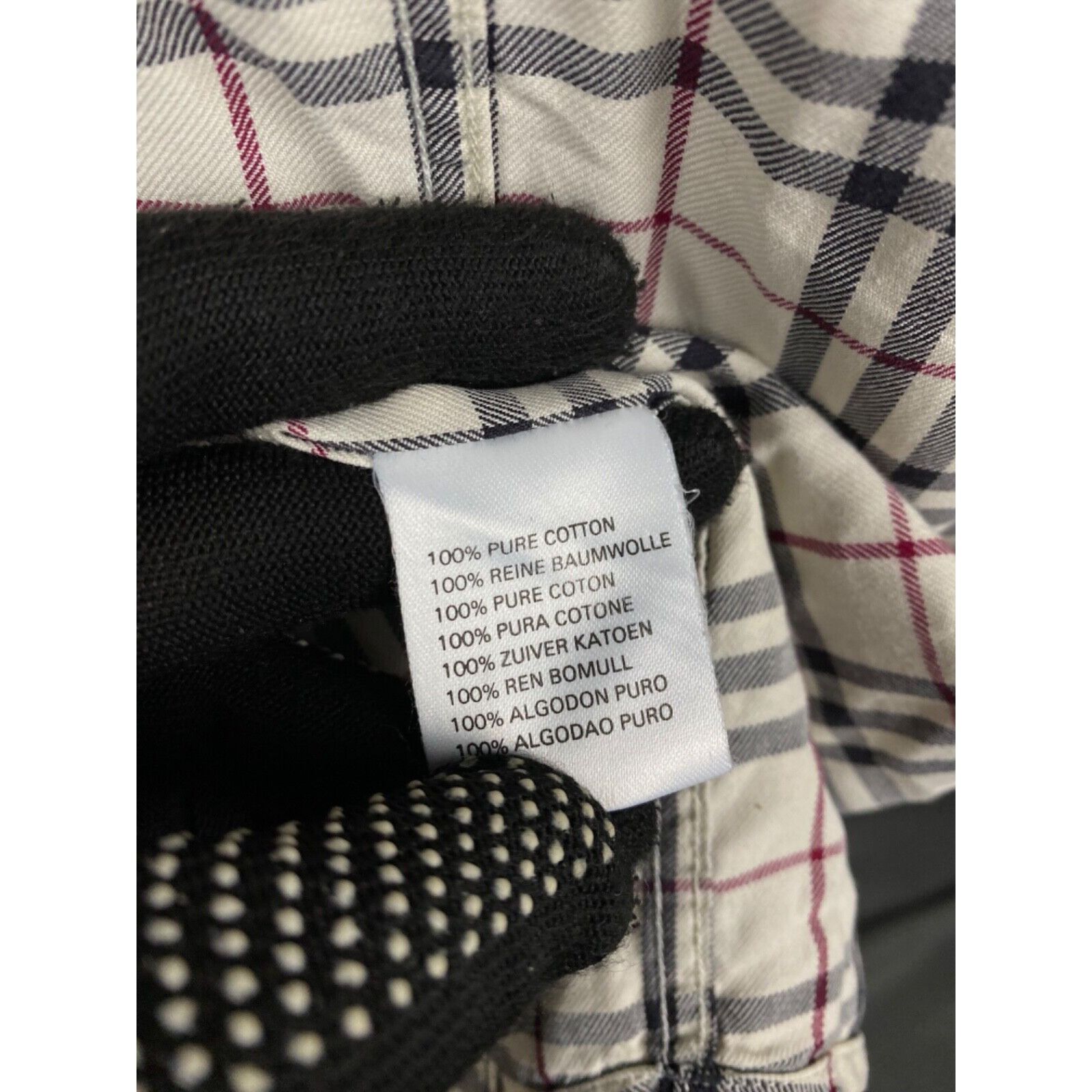 Burberry Burberry Nova Check Vintage Men's Beige Longsleeve Shirt Siz Size US L / EU 52-54 / 3 - 11 Thumbnail
