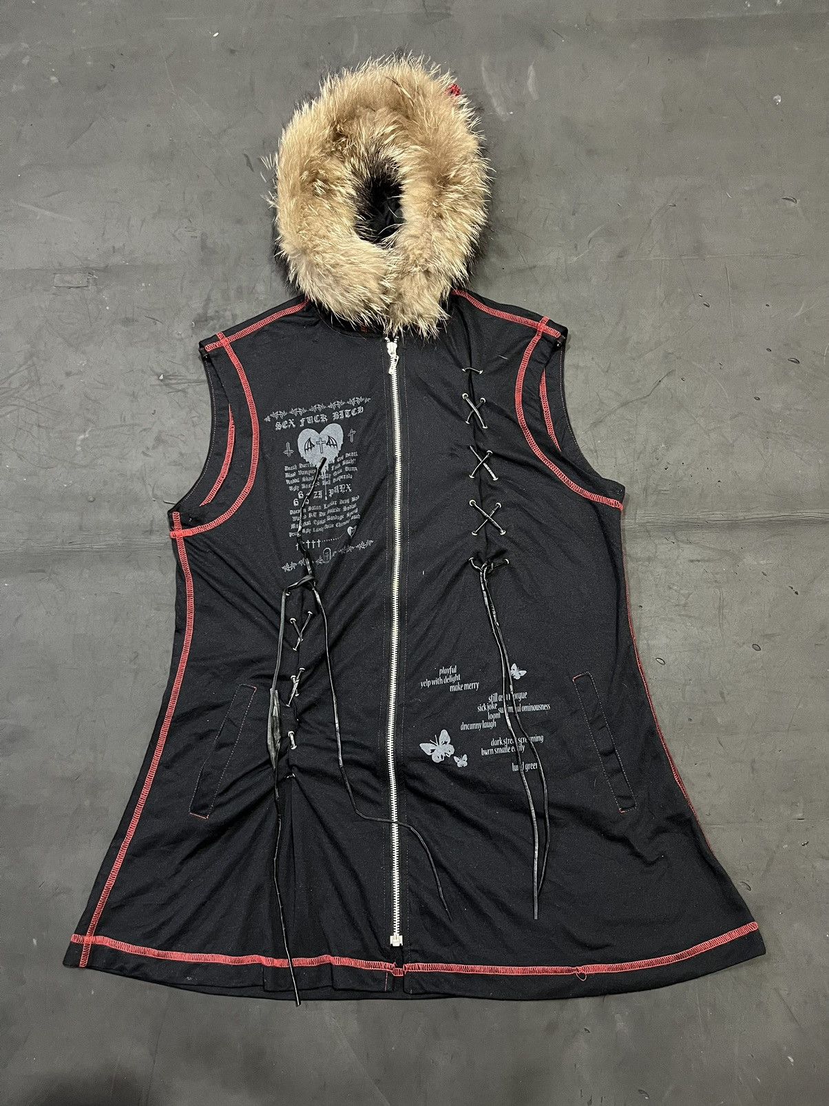 If Six Was Nine × Japanese Brand × Le Grande Bleu (L.G.B.) Zj punk fur hoodie ifsixwasnine lgb styled Size US M / EU 48-50 / 2 - 1 Thumbnail