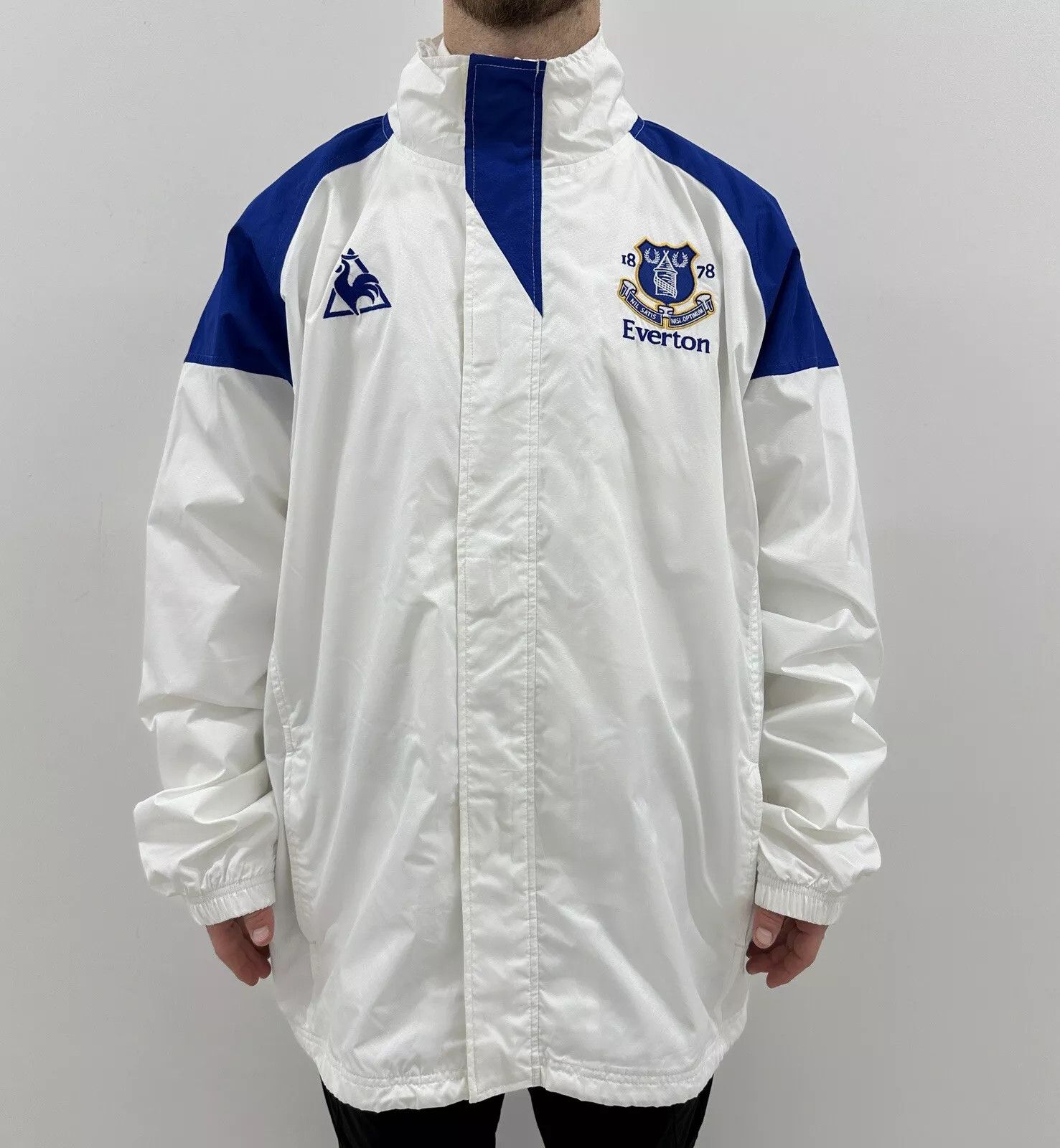 Le Coq Sportif Fc Everton 2010 2011 Track Jacket Training Soccer Football Size US XXL / EU 58 / 5 - 1 Thumbnail