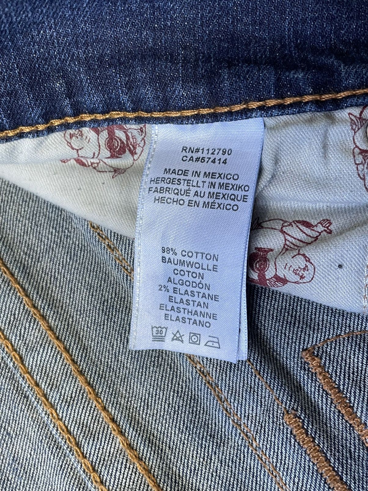 True Religion Vintage True Religion Baggy Straight Denim Jeans Japan Y2k Size US 34 / EU 50 - 10 Thumbnail