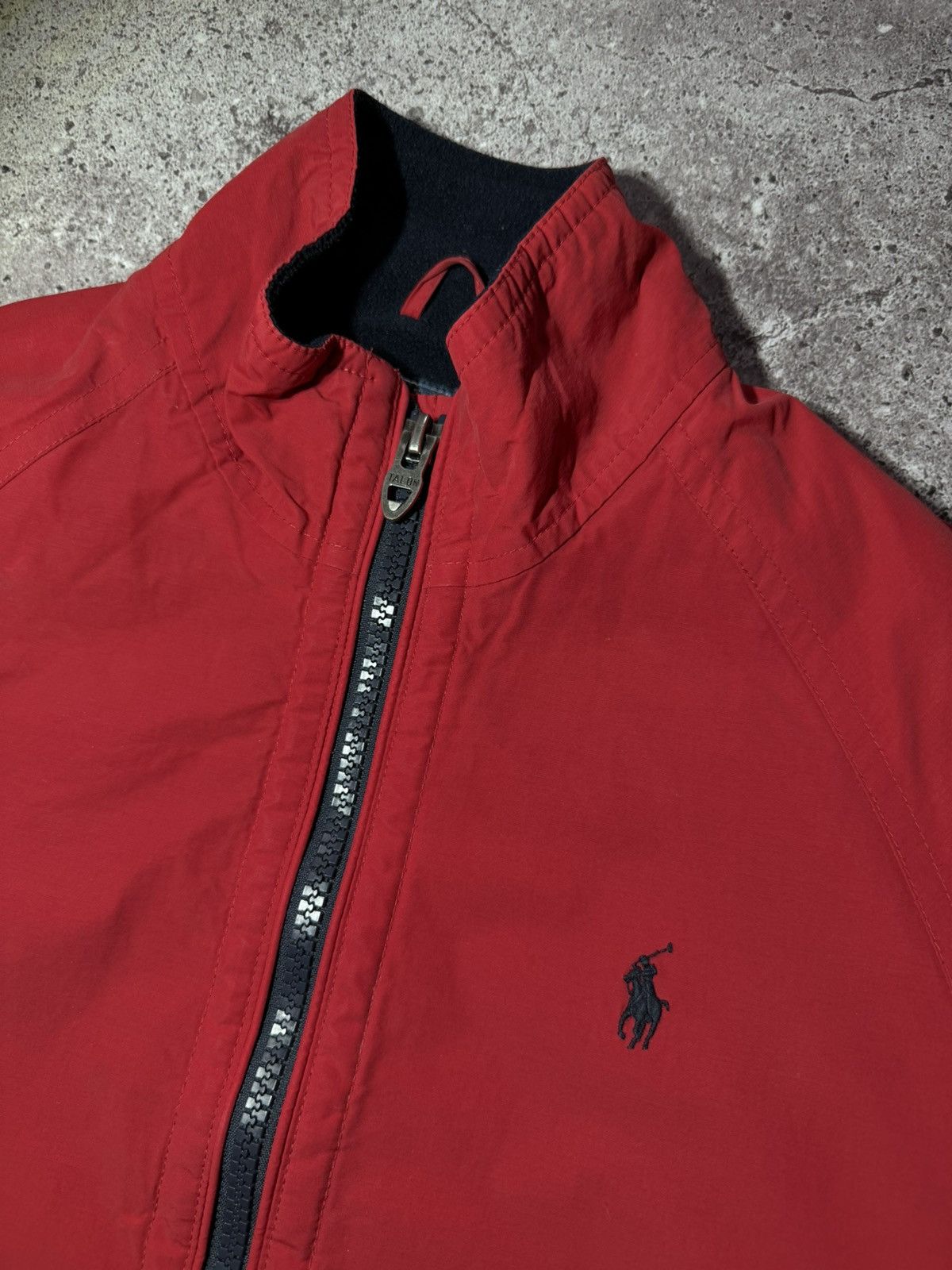 Polo Ralph Lauren × Vintage Polo Ralph Lauren Nylon Fleece Jacket Red Windstoper Size S Size US S / EU 44-46 / 1 - 3 Thumbnail