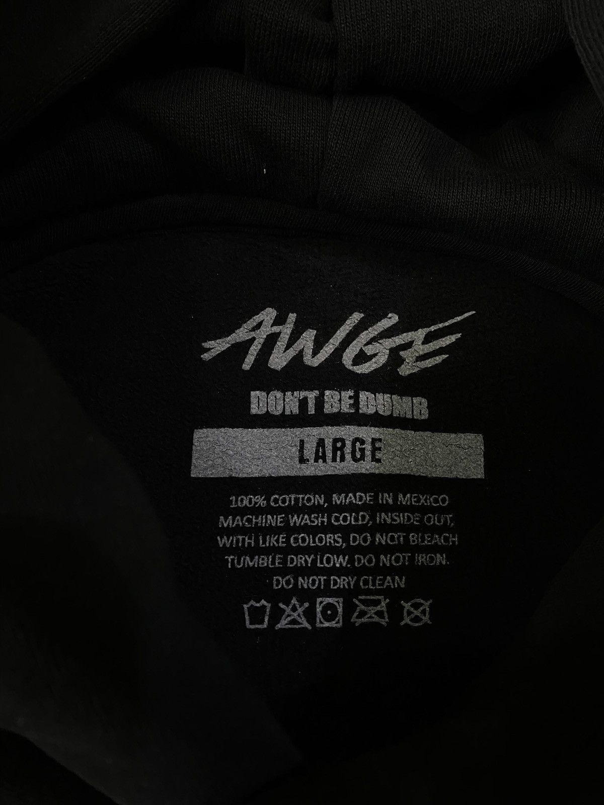 AWGE AWGE DONT BE DUMB HOODIE. Size US L / EU 52-54 / 3 - 11 Thumbnail