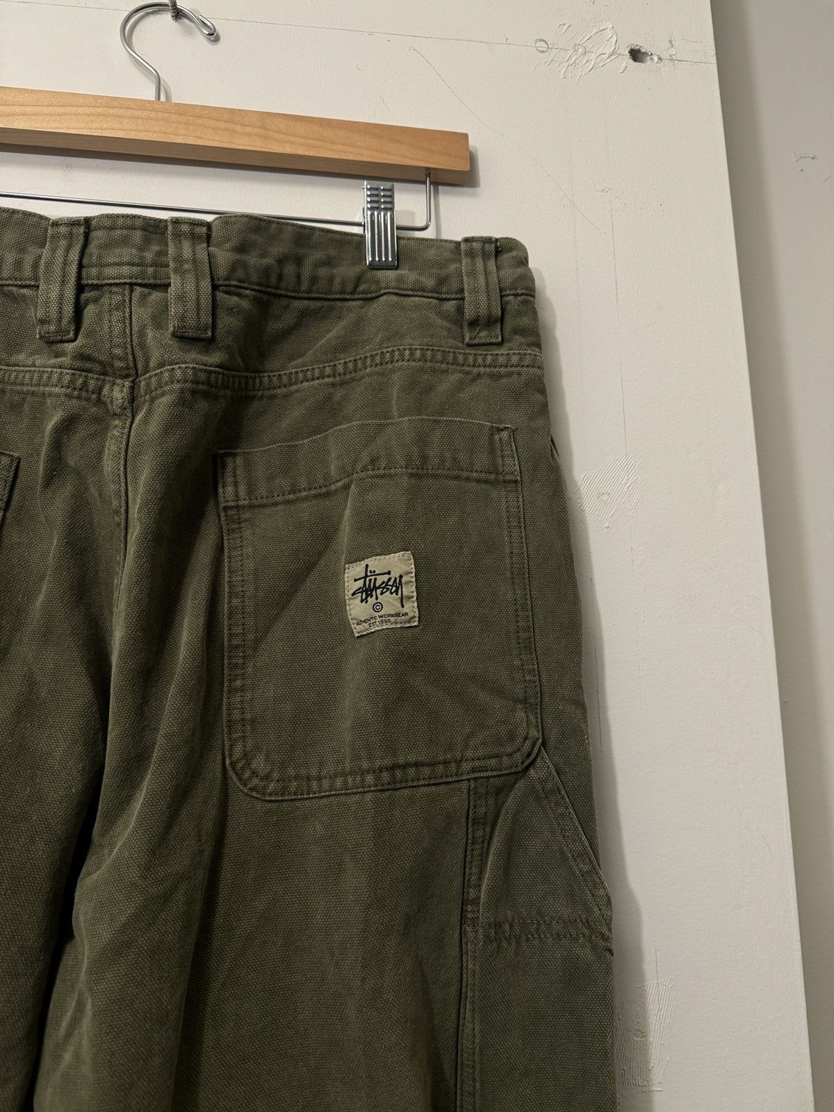 Other STUSSY DOUBLE KNEE DENIM CARPENTER WORK PANTS 34 Size US 34 / EU 50 - 5 Thumbnail