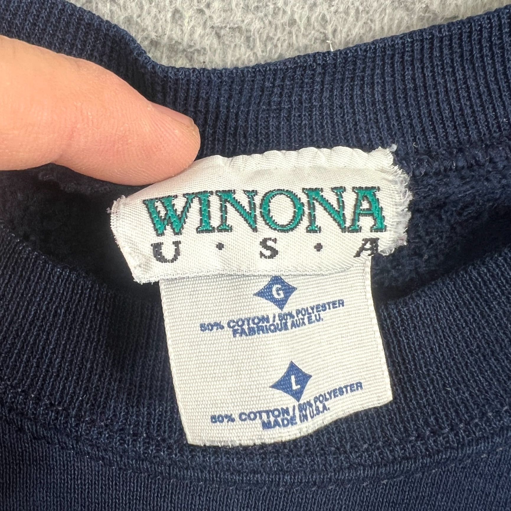 Vintage Vintage YMCA Sweatshirt Embroidered Logo L Twinbrook Chicago 90s Made USA Size US L / EU 52-54 / 3 - 3 Thumbnail