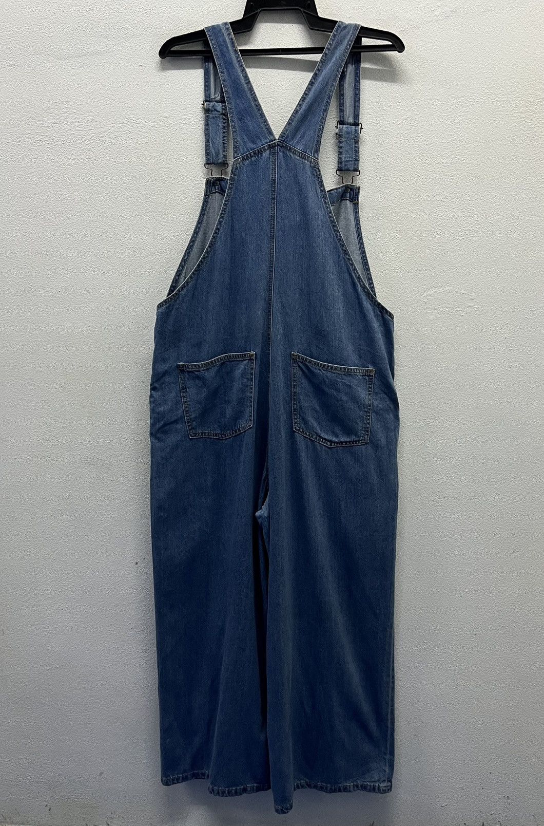 GU × Vintage GU Women's Denim Overalls - Size 3XL Size US 38 / EU 54 - 2 Thumbnail