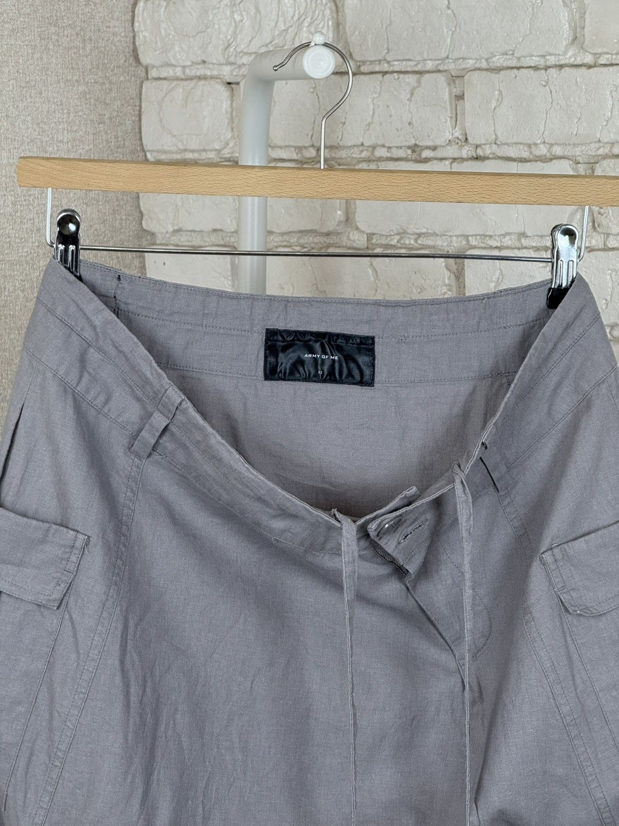 Army Of Me Army of Me SS11 Gray Dropped Crotch Avant Garde Pant Size US 32 / EU 48 - 11 Thumbnail