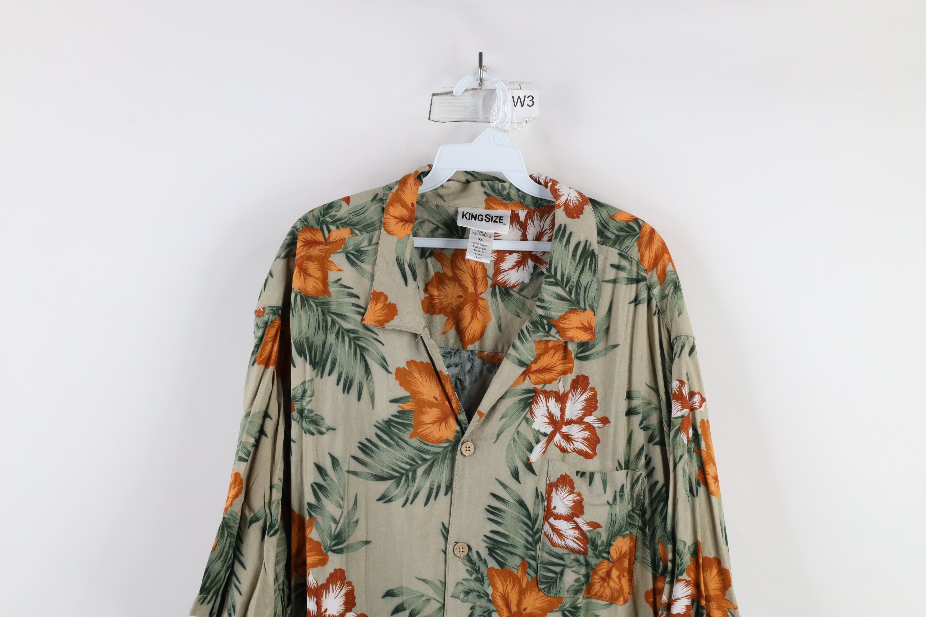 Vintage Vintage 90s Streetwear Flower All Over Print Button Shirt Size US XXL / EU 58 / 5 - 2 Thumbnail