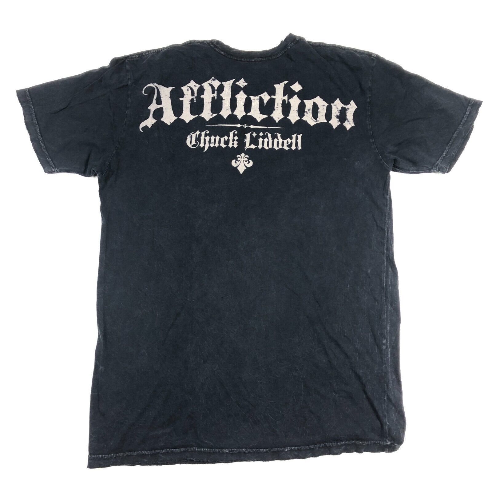 Affliction × UFC × Vintage Affliction Ice Man Chuck Liddell Skull & Wings Tee Size XL Size US XL / EU 56 / 4 - 4 Thumbnail