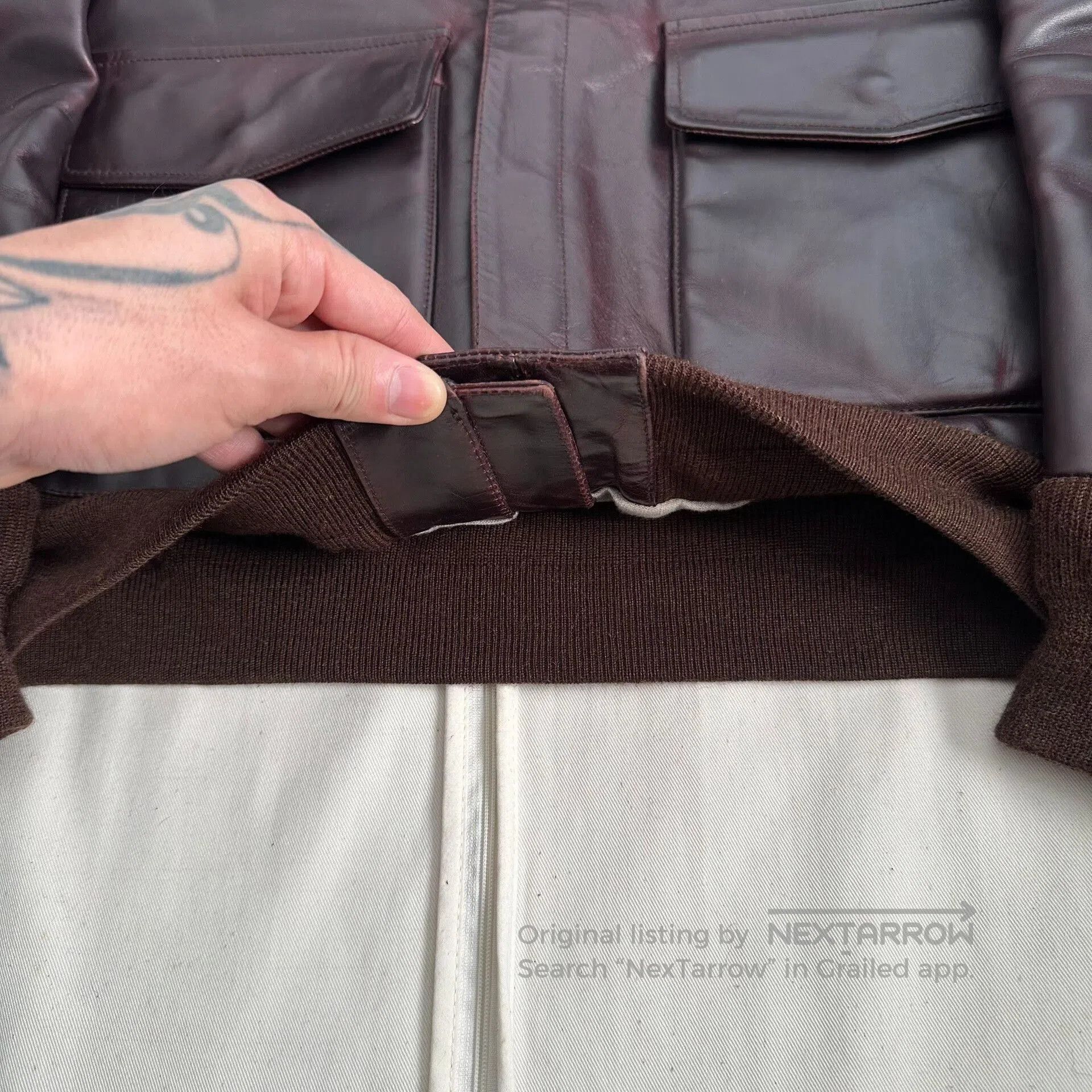 Visvim visvim elmendorf leather jacket in burgundy. Size US M / EU 48-50 / 2 - 5 Thumbnail