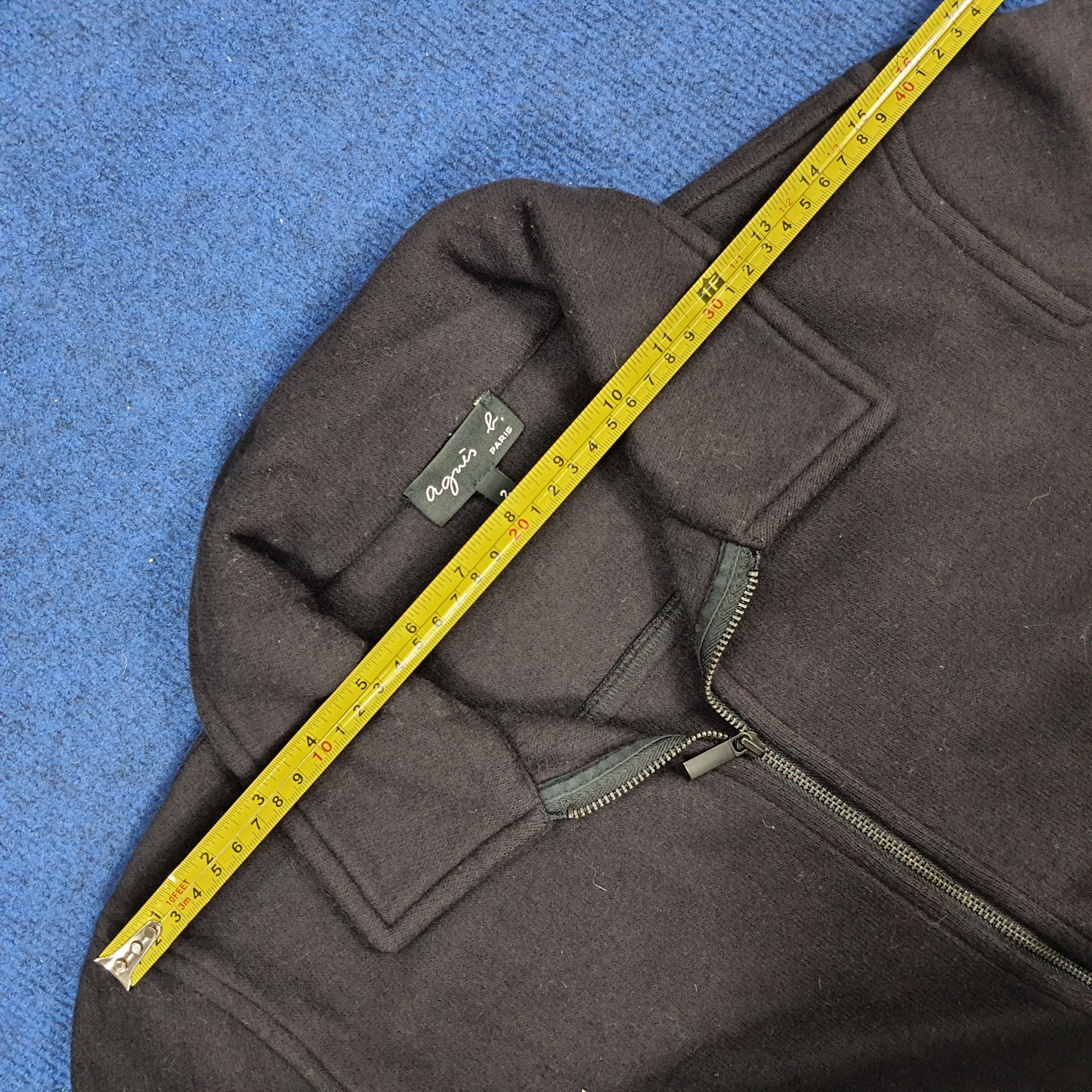 Designer × Vintage × agnes b. Vintage Agnes B. Paris Zipper Sweaters Size S / US 4 / IT 40 - 8 Thumbnail