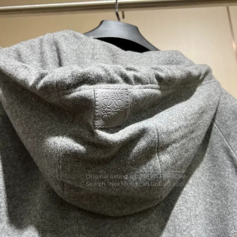 Loewe Loewe Wool blend hooded jacket Size US M / EU 48-50 / 2 - 5 Thumbnail