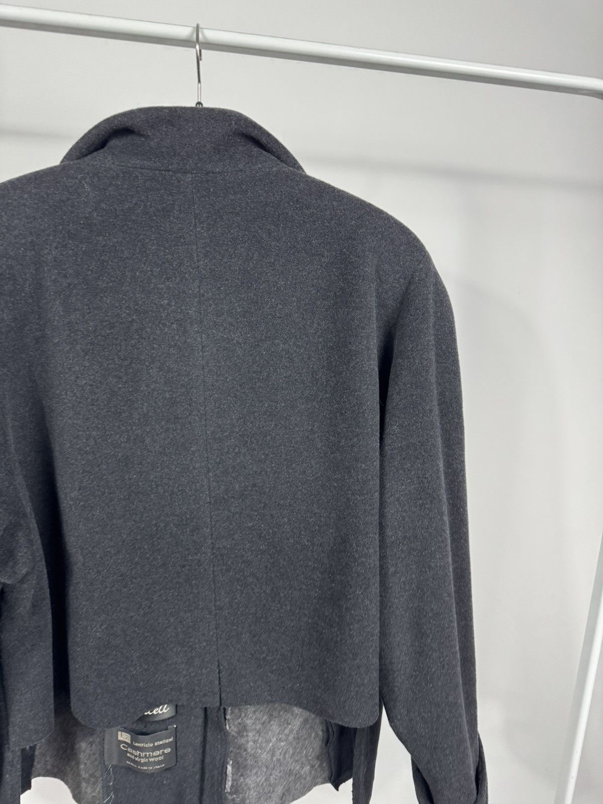 Other Cashmere Virgin Wool Black Jacket Short Coat Wool Blazer Size L / US 10 / IT 46 - 11 Thumbnail