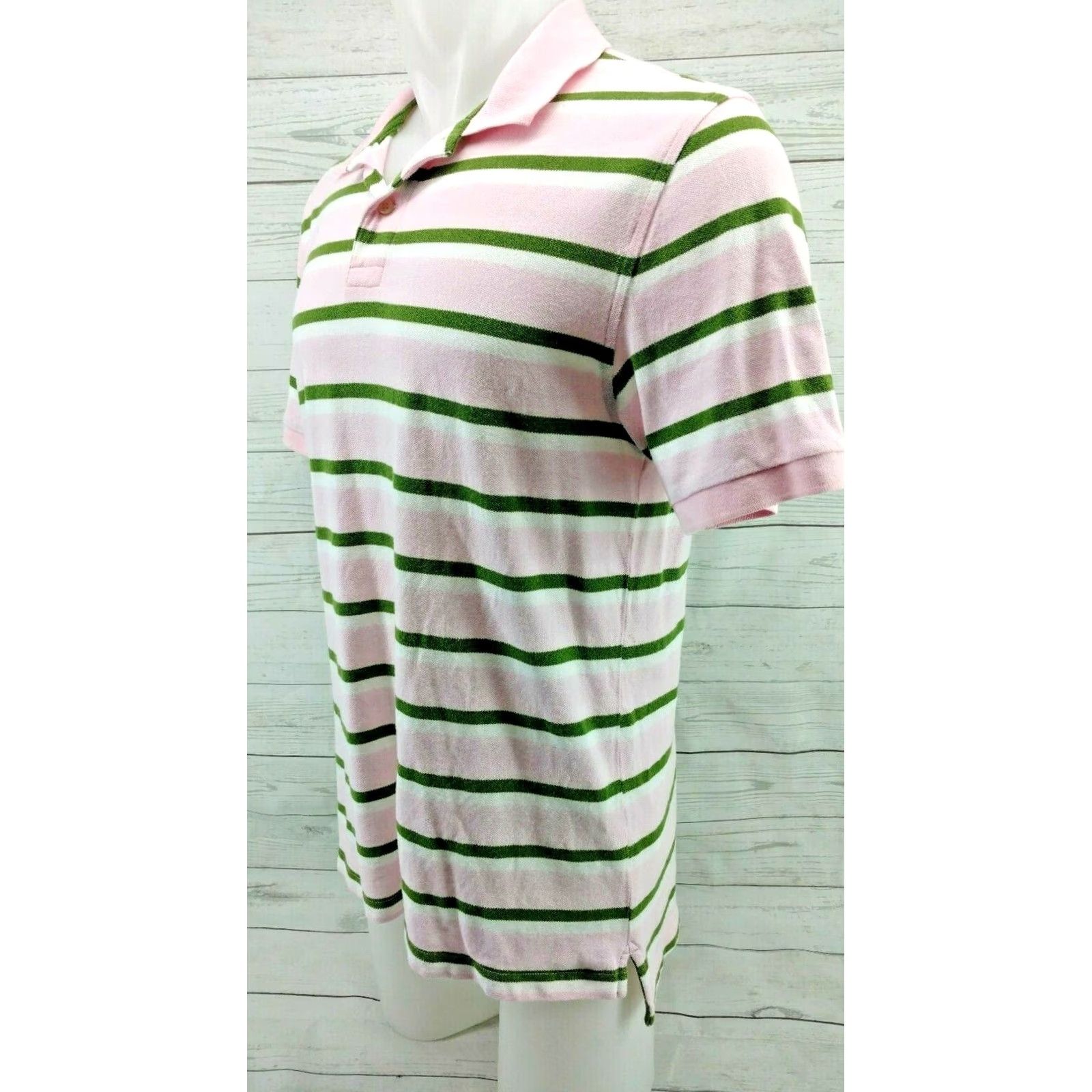 J.Crew J.Crew Pink Polo Shirt Men's Medium 100% Cotton Polo Shirt Casual Polo Button-Up Short Sleeve Classic Fit Navy Brand J.CREW Mens Size US M / EU 48-50 / 2 - 2 Thumbnail