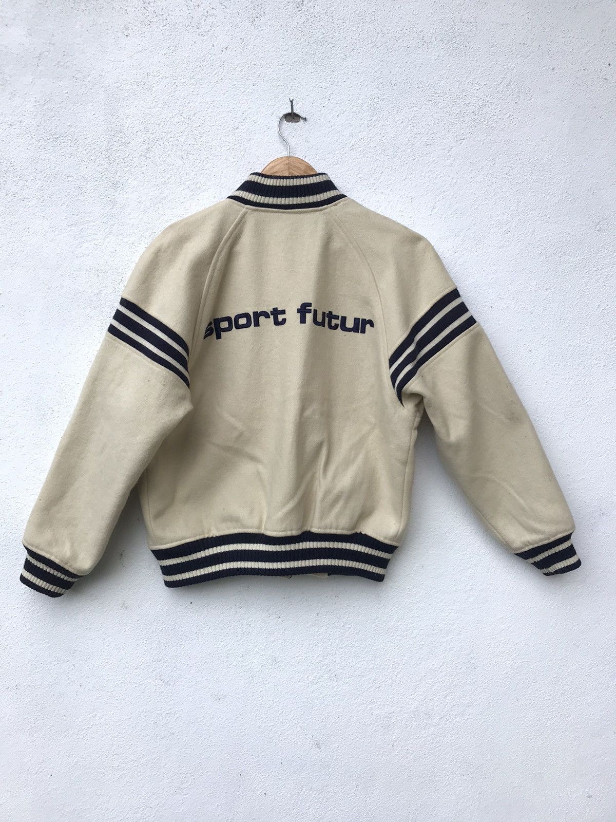 Achive.. Courreges Paris Sport Futur Bomber Jacket Embroided