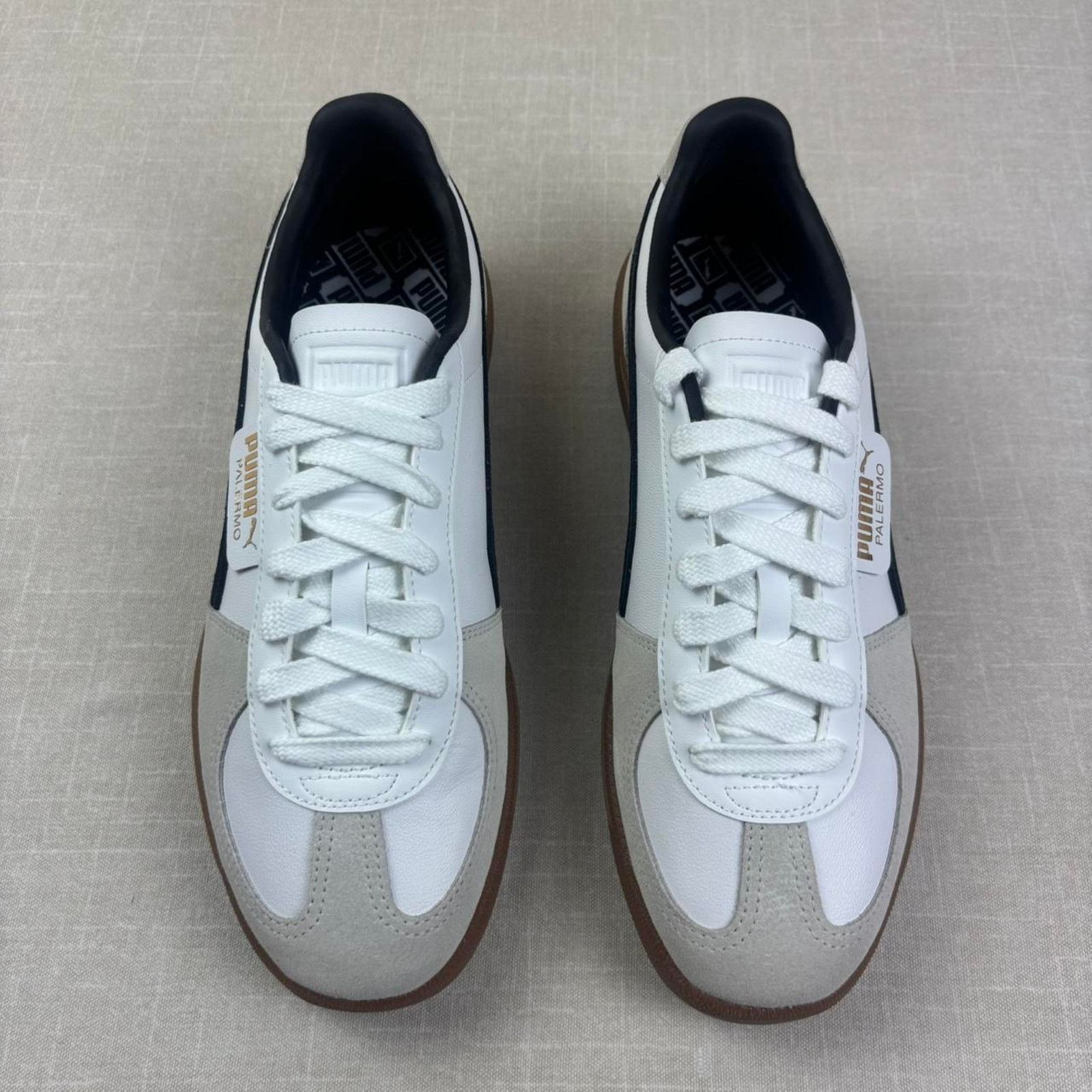 Puma 🐼 Puma Palermo Leather "White Gum" 9M Size US 10.5 / EU 43-44 - 3 Thumbnail