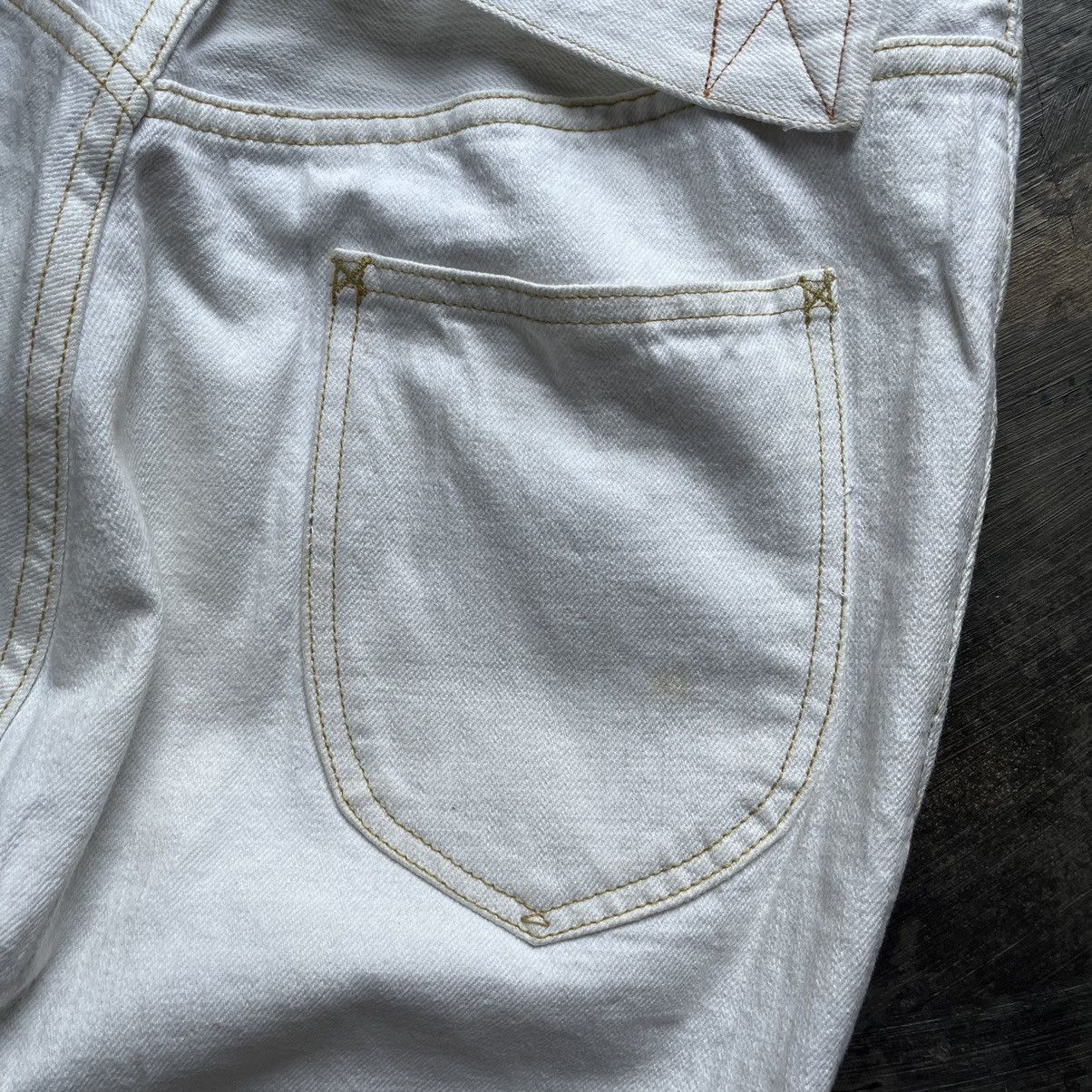 Japanese Brand × Kapital × Vintage Kapital inc buckle back white denim Size US 29 - 5 Thumbnail