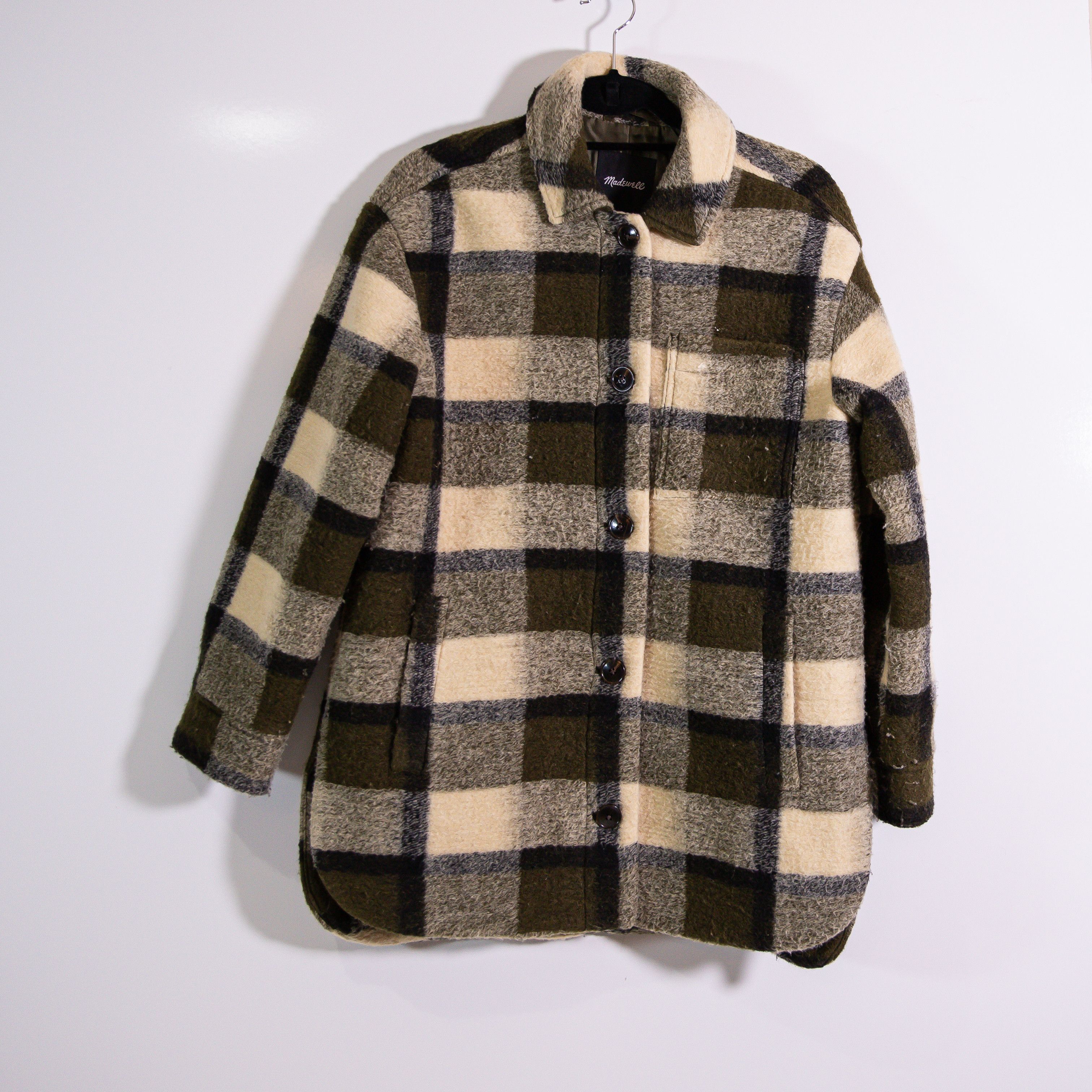 Madewell Madewell Belrose Wool Blend Shirt Jacket Size S / US 4 / IT 40 - 1 Thumbnail