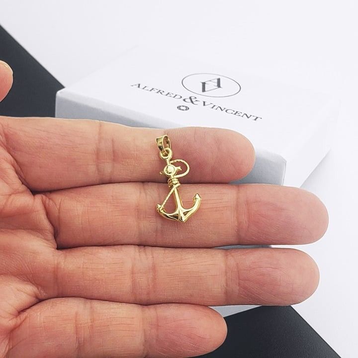 Other Anchor Navy Seaman Charm Pendant 14k Yellow Gold Nautical Size ONE SIZE - 4 Thumbnail