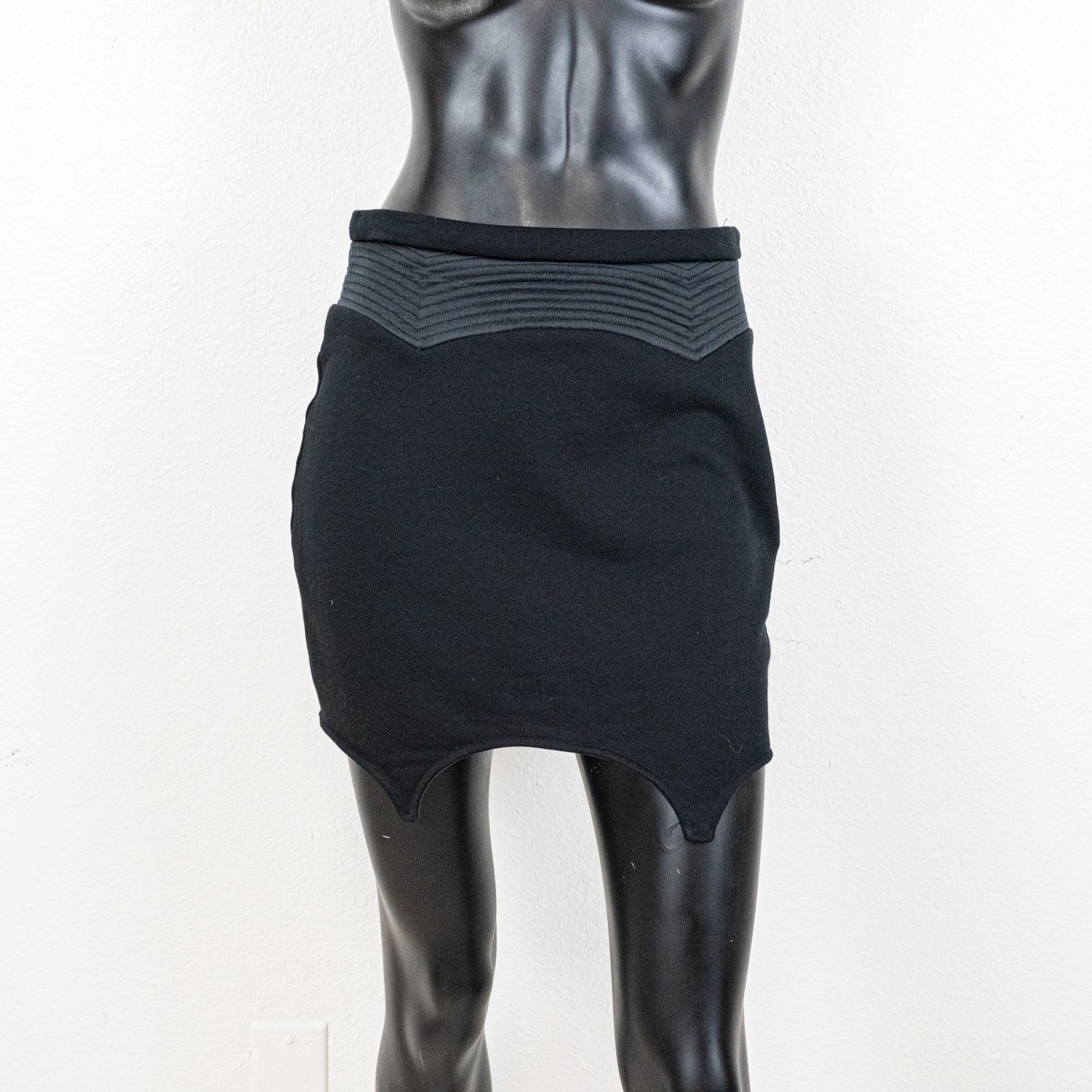 Fleur du Mal Fleur Du Mal Black mini Skirt size 4 Size 27" / US 4 / IT 40 - 2 Thumbnail