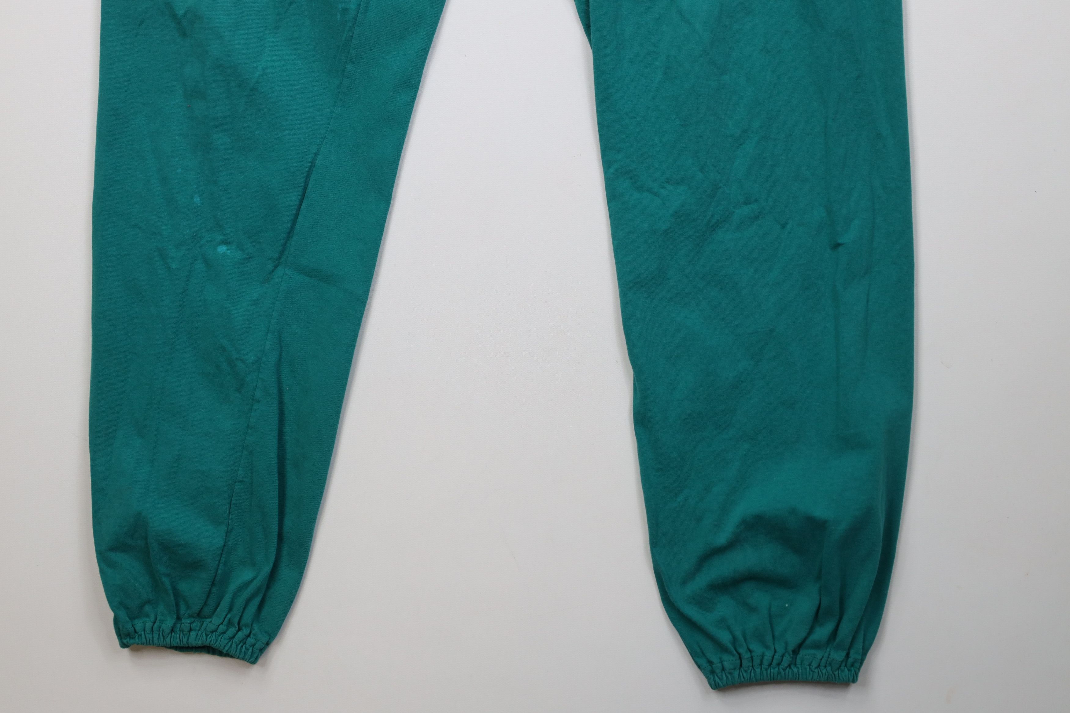 Russell Athletic Vintage 90s Russell Athletic Joggers Pants Teal Cotton USA Size US 38 / EU 54 - 4 Thumbnail