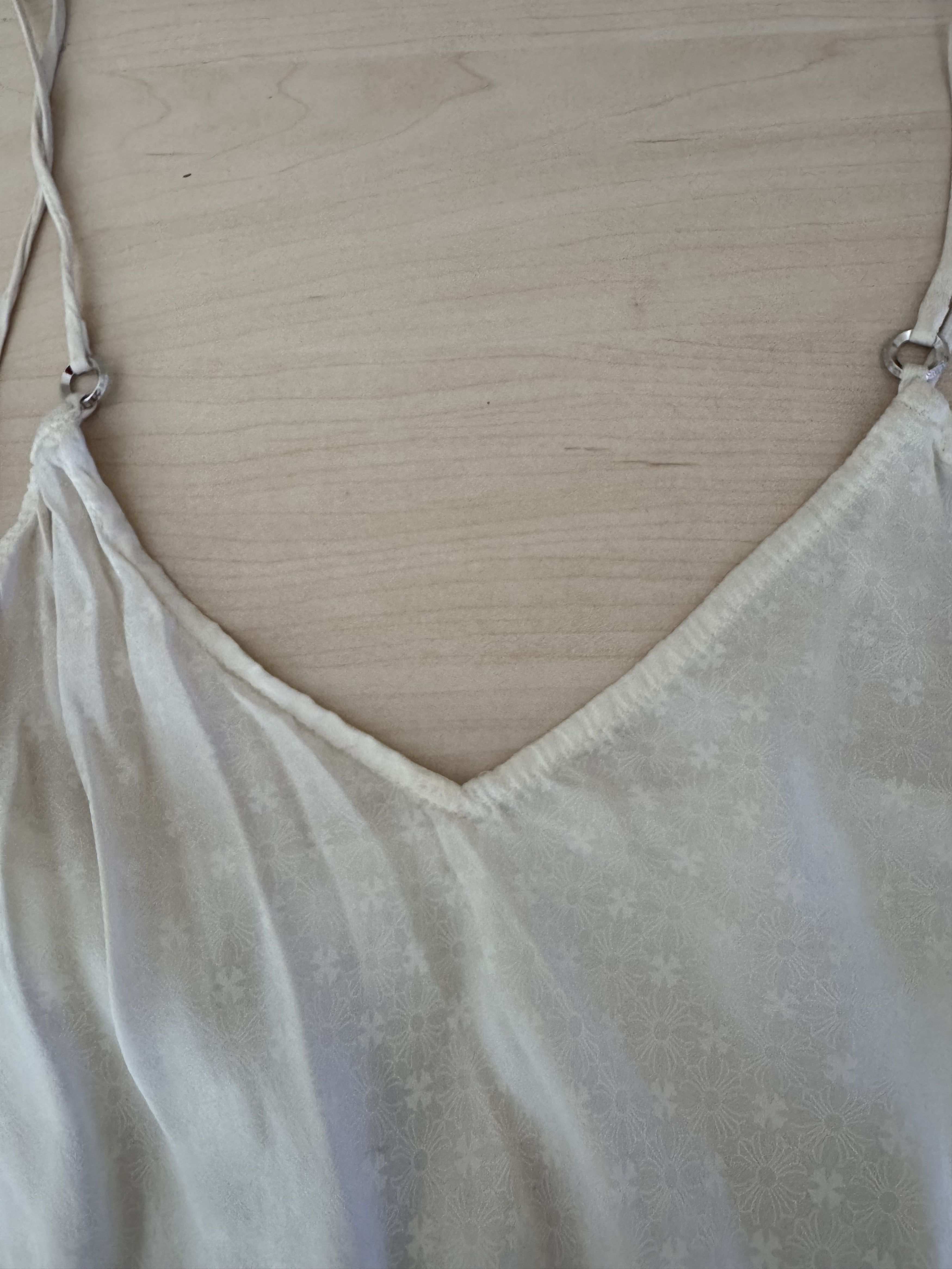 Chrome Hearts Darlin CH Plus Print Silk Tank Top - White