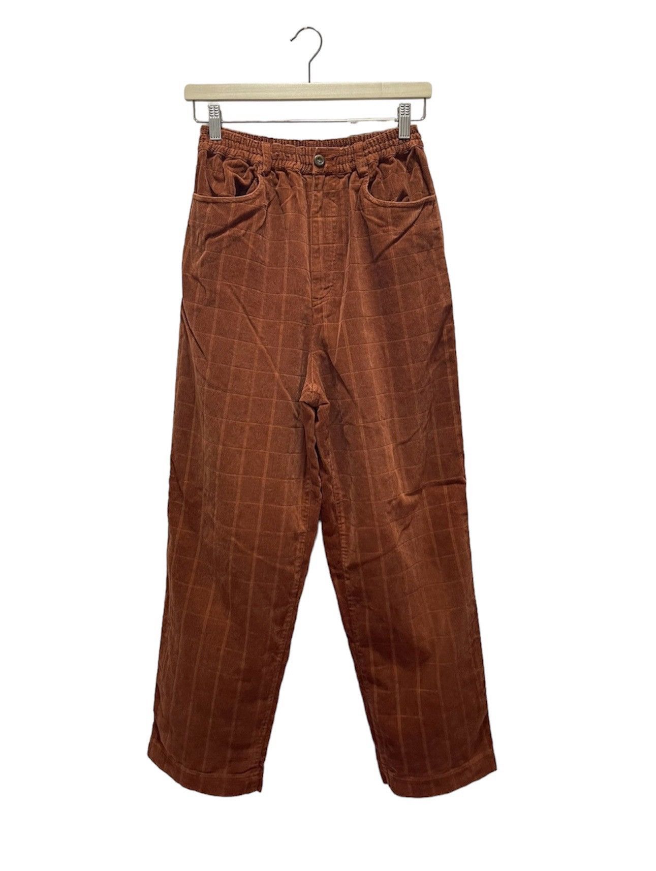 image of Vintage Hai Sporting Gear By Issey Miyake Corduroy Carpenter in Orange, Men's (Size 30)