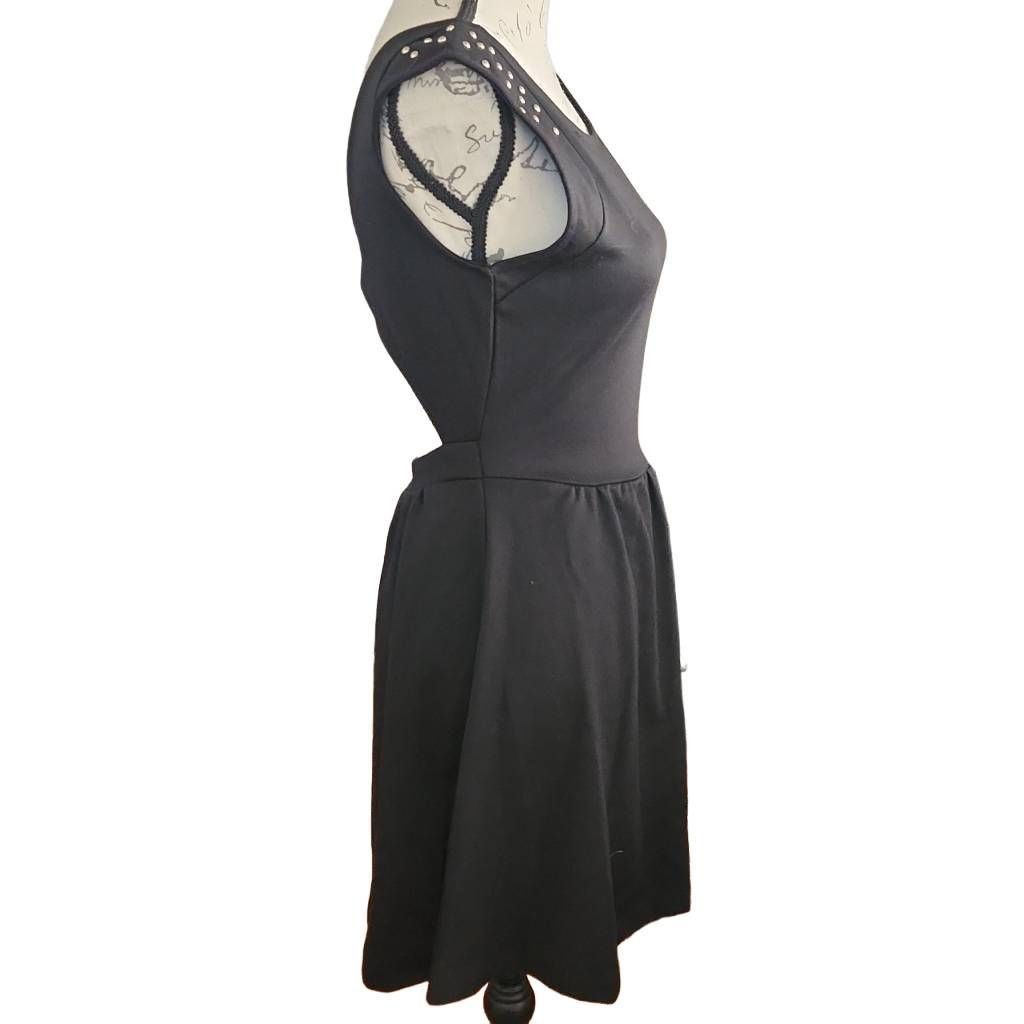 Kirra Kirra Women's Size Medium Black Back Cutout Studded Shoulder Size M / US 6-8 / IT 42-44 - 7 Thumbnail