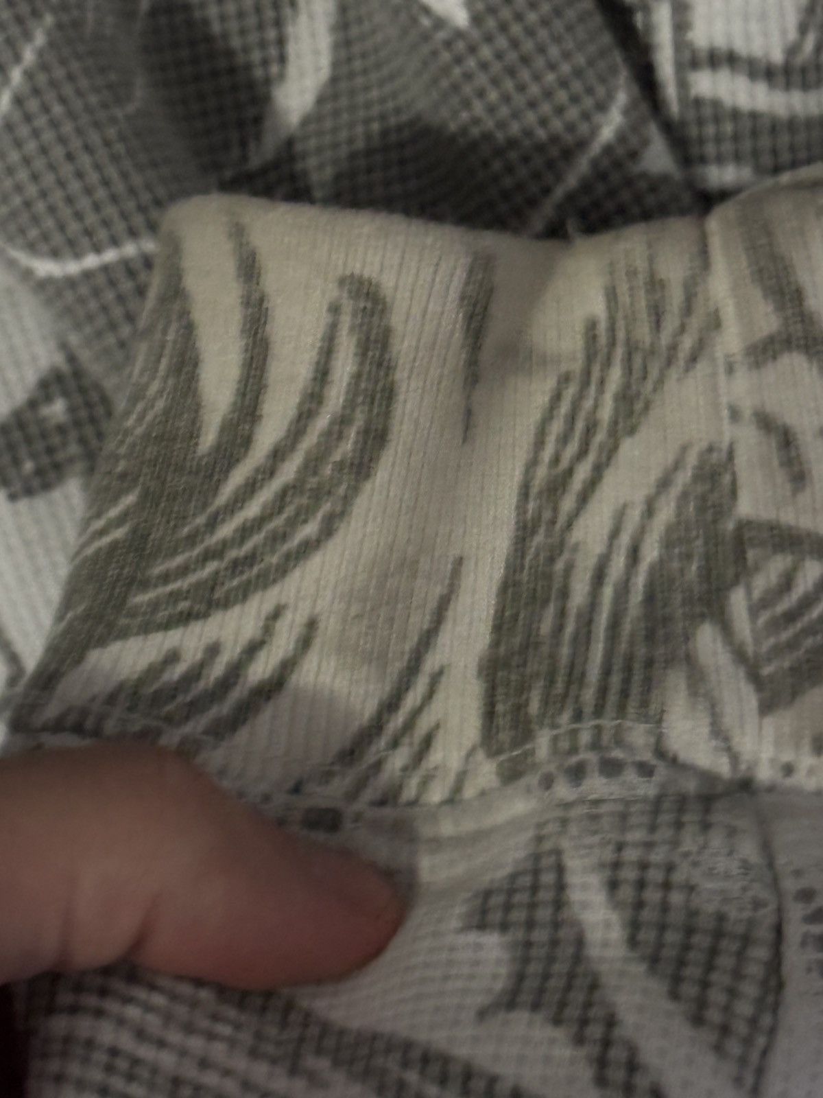 GRAIL ECKO fur-lined AOP hoodie