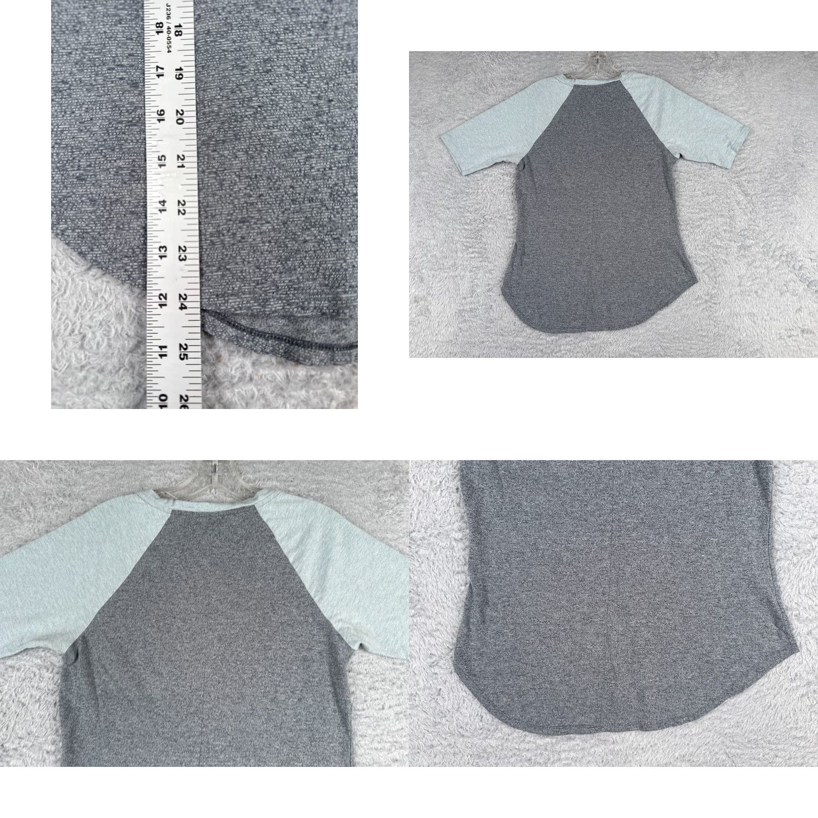 The North Face The North Face Shirt Women S Gray Blue Short Sleeve Raglan Pocket Crew Neck Pullover Casual Travel All Seasons breathable Size S / US 4 / IT 40 - 9 Thumbnail