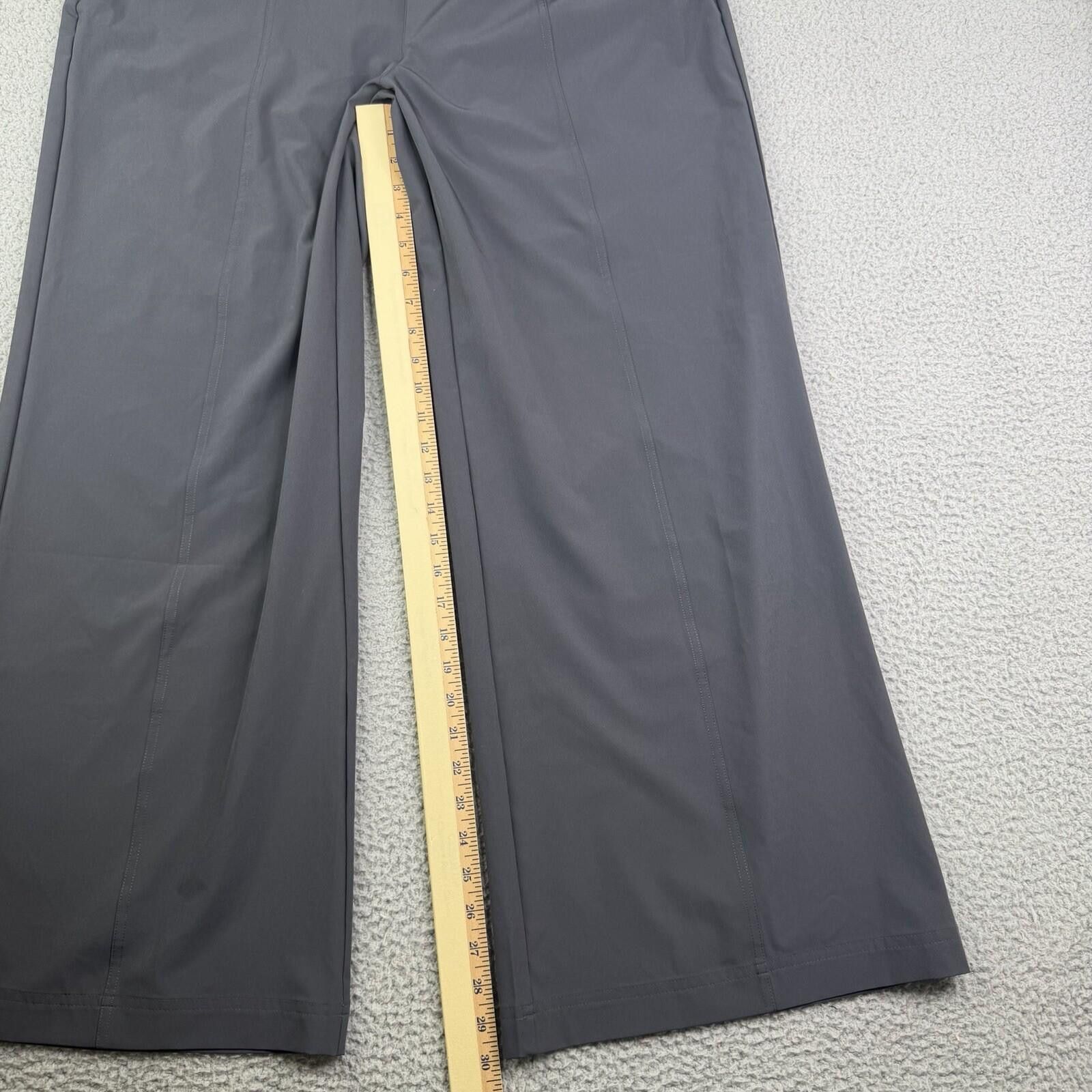 Fabletics Fabletics NWT On-The-Go Wide Leg Pull On Pants Gray Size XL Size 40" / US 18 - 4 Thumbnail