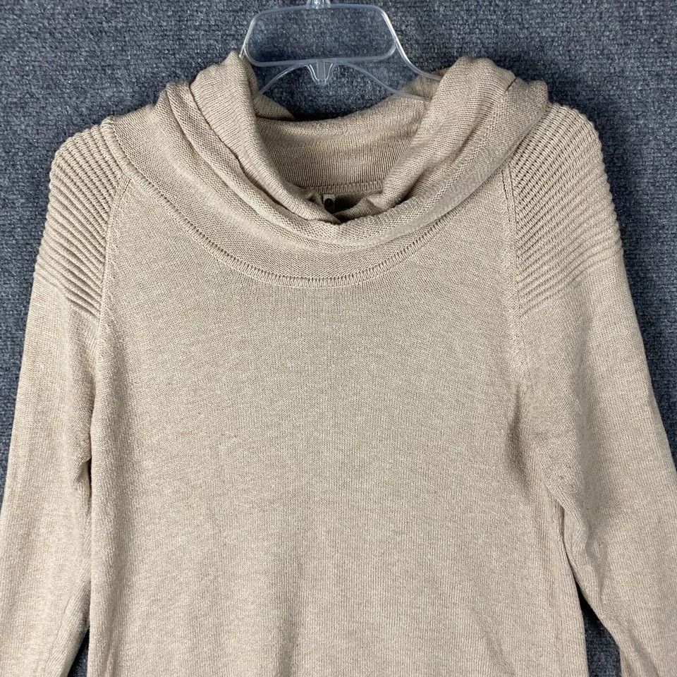 Other Leo & Nicole Sweater Women's Large Pullover Knit Cowl Neck Size L / US 10 / IT 46 - 2 Thumbnail