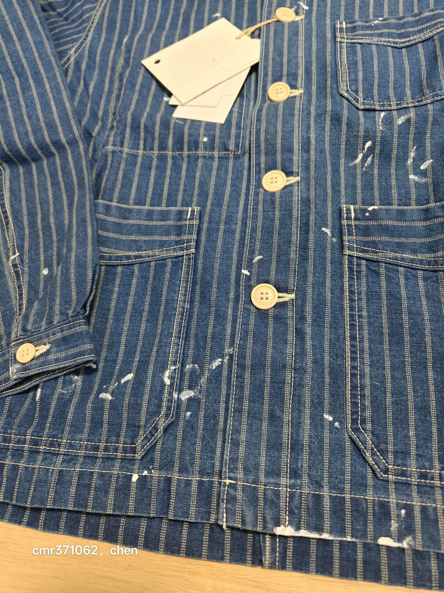 Visvim VISVIM 25 ICT TRAVAIL DMGD Indigo Stripe Coverall Size US M / EU 48-50 / 2 - 4 Thumbnail