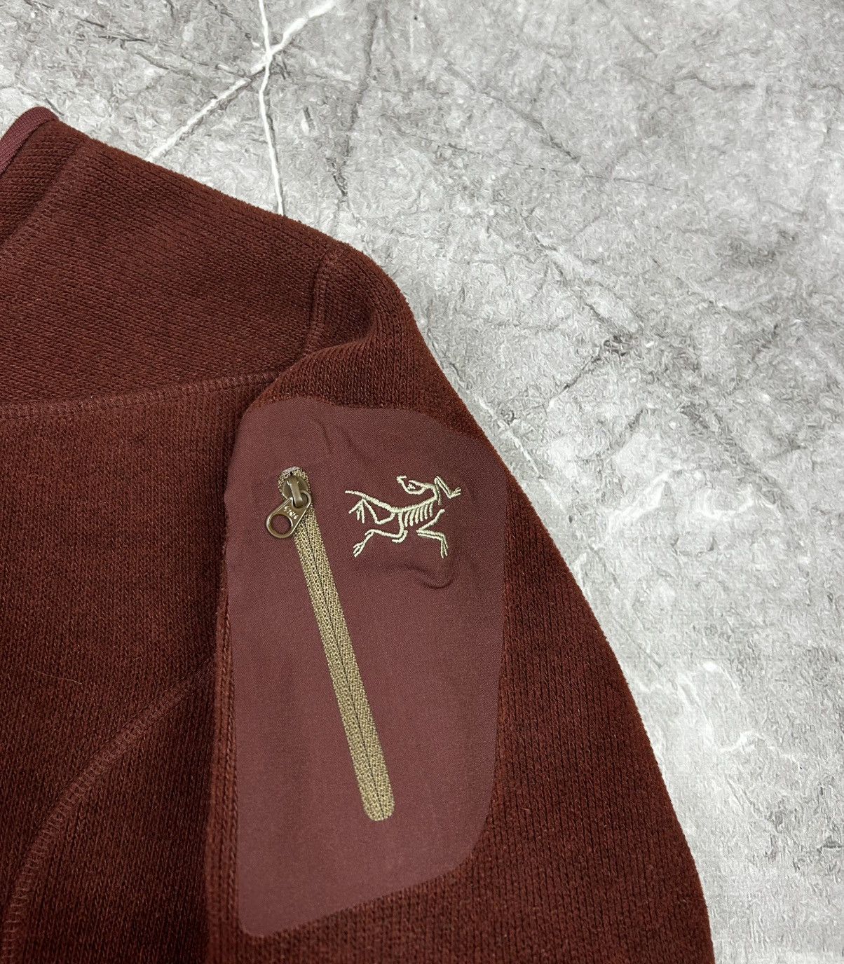 Arc'teryx Vintage Arctery Polartec Fleece Burgundy Pullover Size S / US 4 / IT 40 - 6 Thumbnail