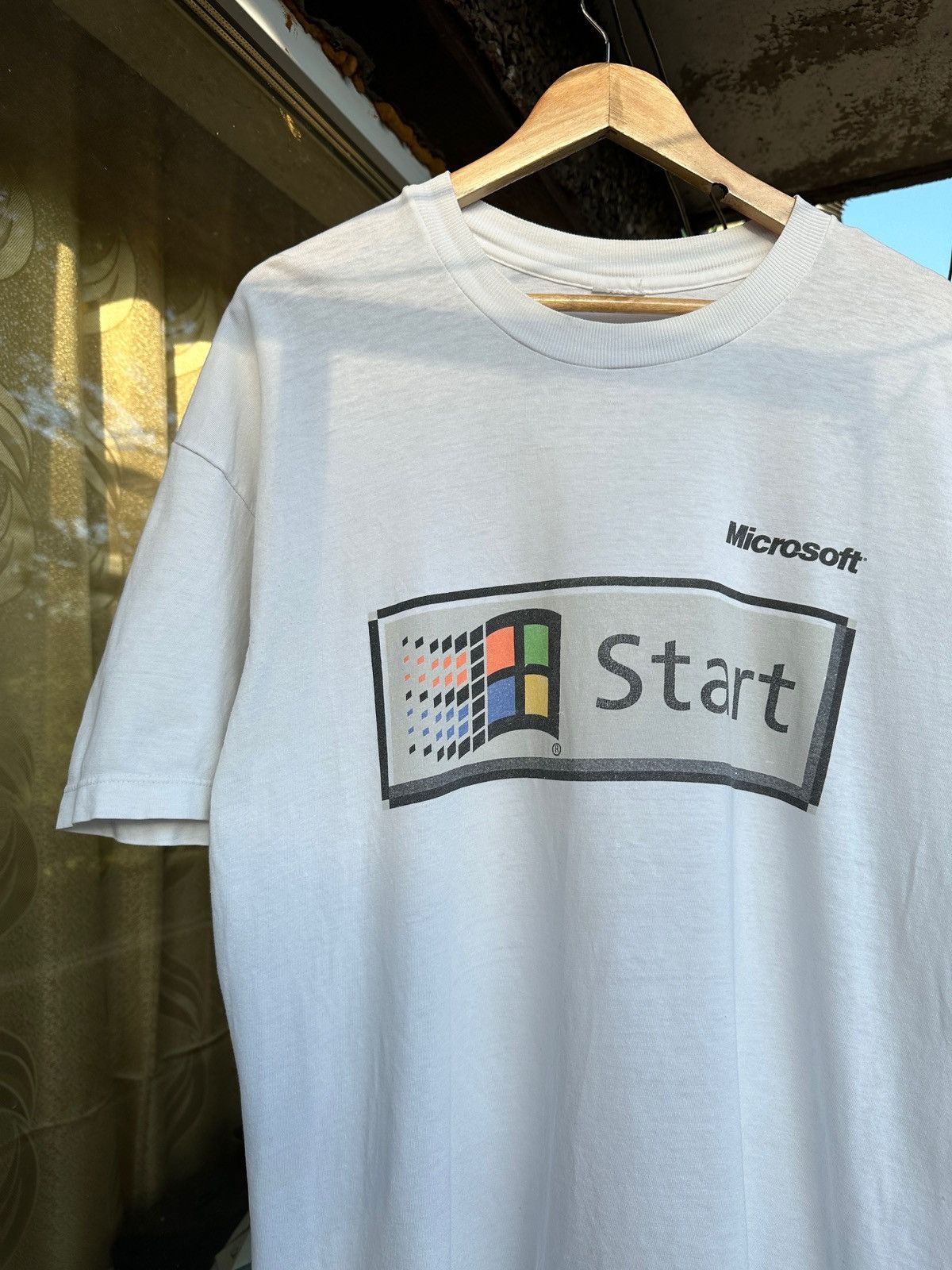 Microsoft 90s Vintage Microsoft Windows Start T-Shirt Size US XL / EU 56 / 4 - 3 Thumbnail
