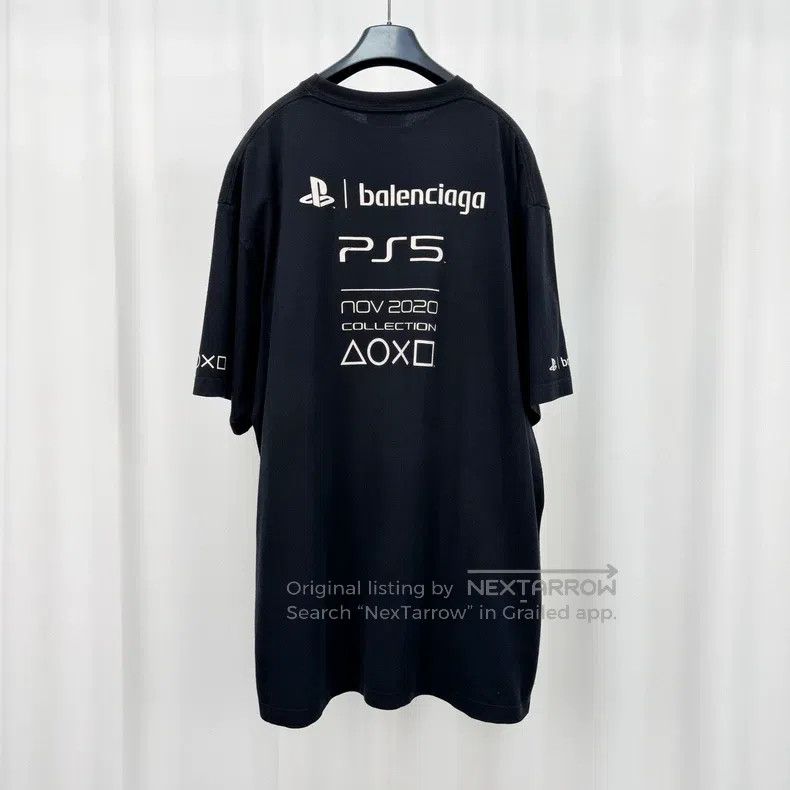 Balenciaga Balenciaga Printed Letter Short Sleeve Size US S / EU 44-46 / 1 - 2 Thumbnail