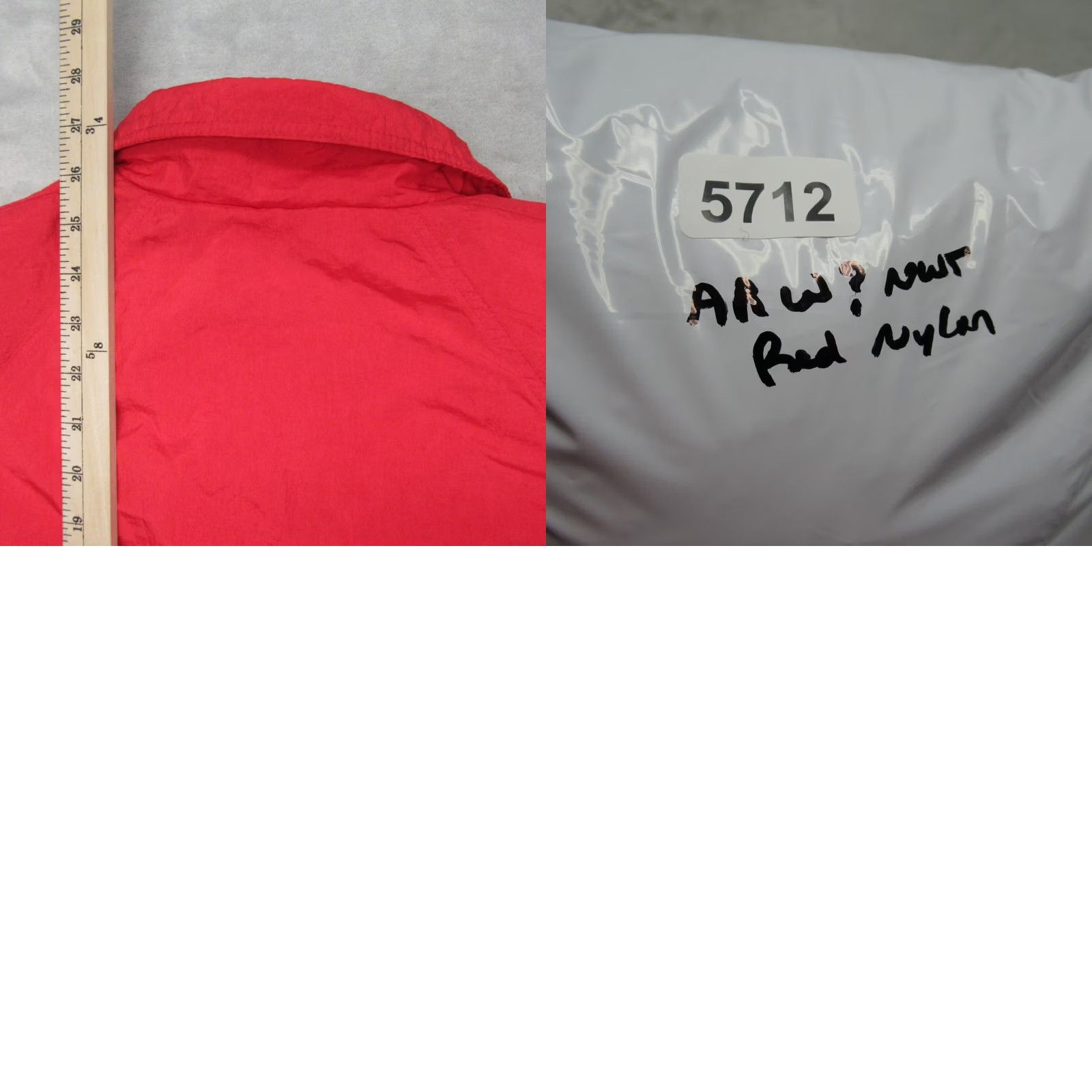 Vintage Andy Johns Jacket Women M Red Windbreaker Zip Pockets Nylon VTG NEW Size M / US 6-8 / IT 42-44 - 10 Thumbnail