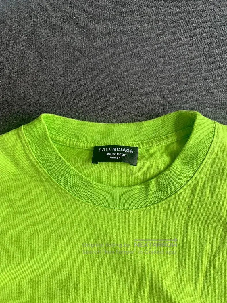 Balenciaga Balenciaga Green Apple Green Short Sleeve T-Shirt Size US M / EU 48-50 / 2 - 5 Thumbnail