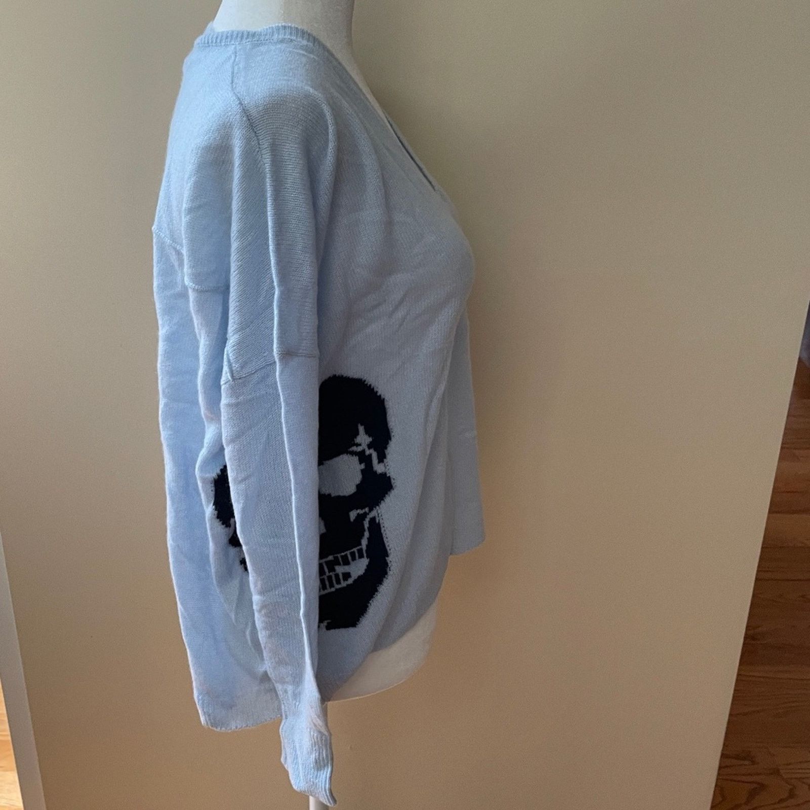 360Cashmere Skull Print Cashmere Sweater from 360 CASHMERE Size S / US 4 / IT 40 - 5 Thumbnail