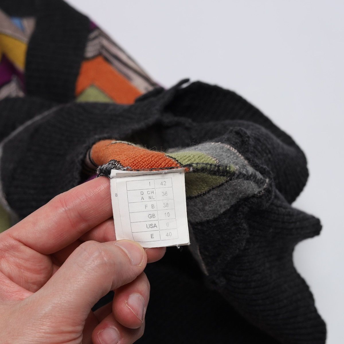 Missoni Missoni M Wool Viscose Multicolor Cardigan Sweater Mesh Size M / US 6-8 / IT 42-44 - 8 Thumbnail