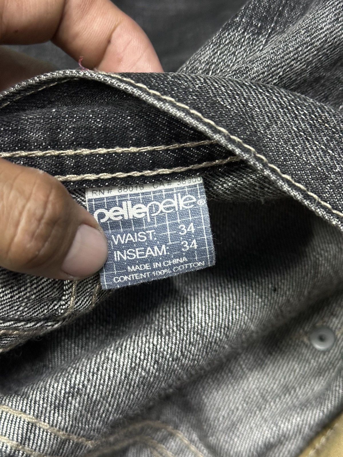Pelle Pelle Denim Pelle Pelle Embroid Pocket . Size US 34 / EU 50 - 10 Thumbnail