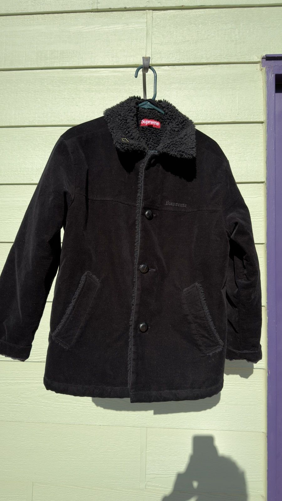 Supreme Supreme kindermann uncut corduroy car coat | Grailed