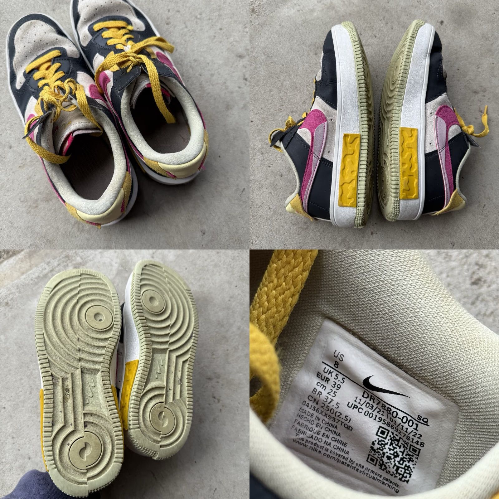 Nike VINTAGE Nike Air Force 1 Fontanka Pink Prime Women’s Size 8 Sneaker Size US 8 / IT 38 - 8 Thumbnail
