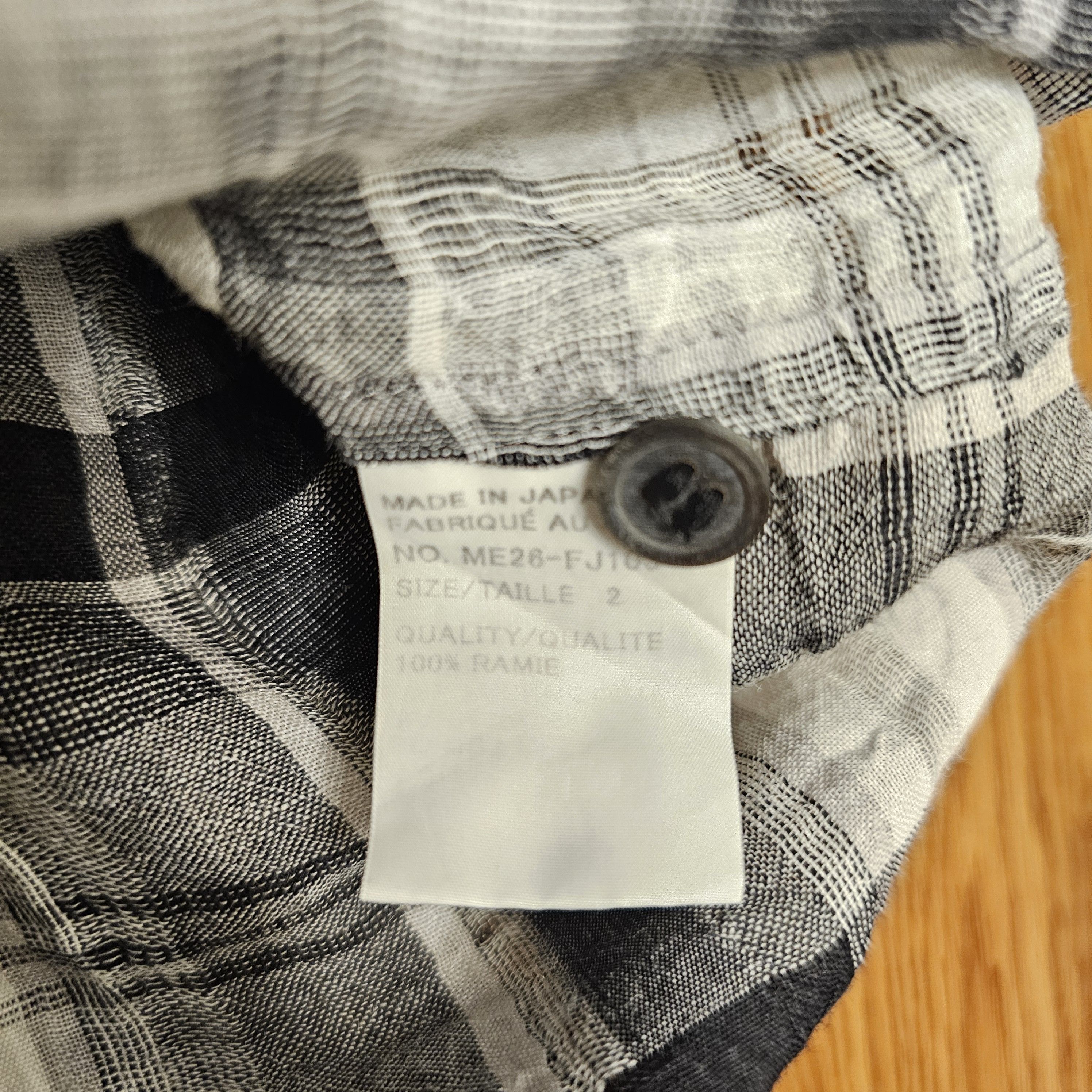Issey Miyake Issey Miyake Men Linen Ramie Shirt Size US M / EU 48-50 / 2 - 8 Thumbnail