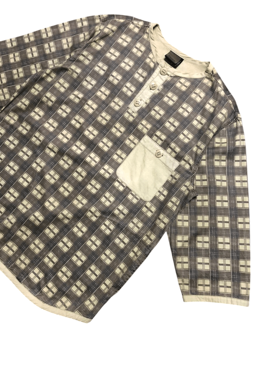 If Six Was Nine × Japanese Brand 2004 Flip The Script Checked Work Gear Shirt Jacket Size US L / EU 52-54 / 3 - 5 Thumbnail
